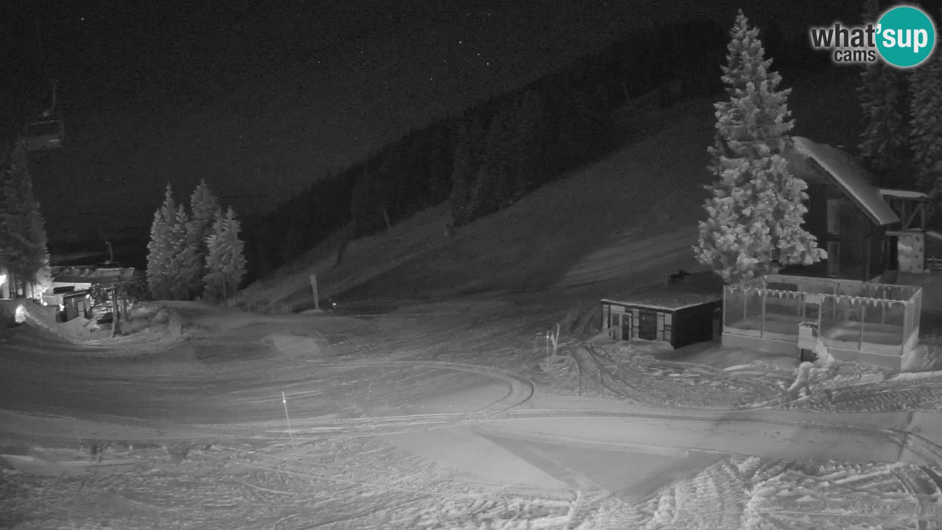 GOLTE Ski resort live webcam – view to Medvedjak – Slovenia