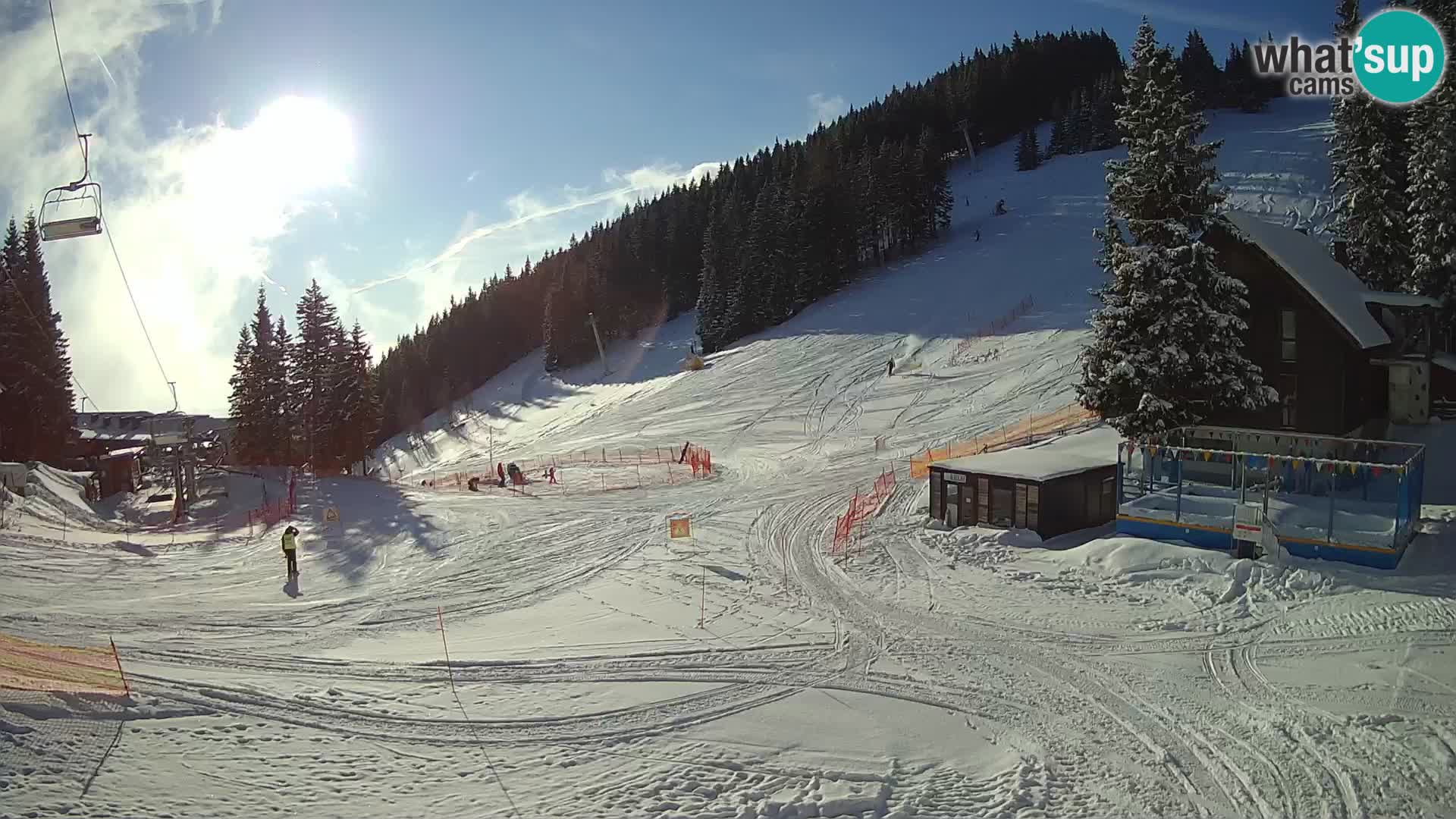 GOLTE skijalište web kamera – pogled na Medvedjak – Slovenija