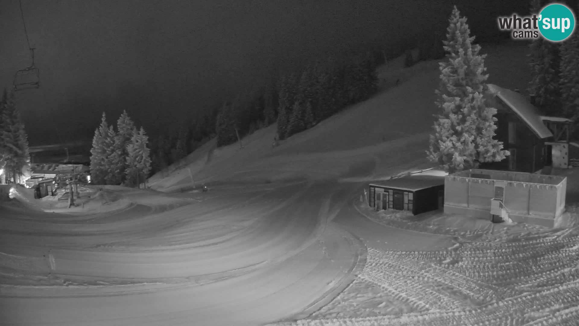 Webcam en direct de la station de ski de GOLTE – vue sur Medvedjak – Slovénie