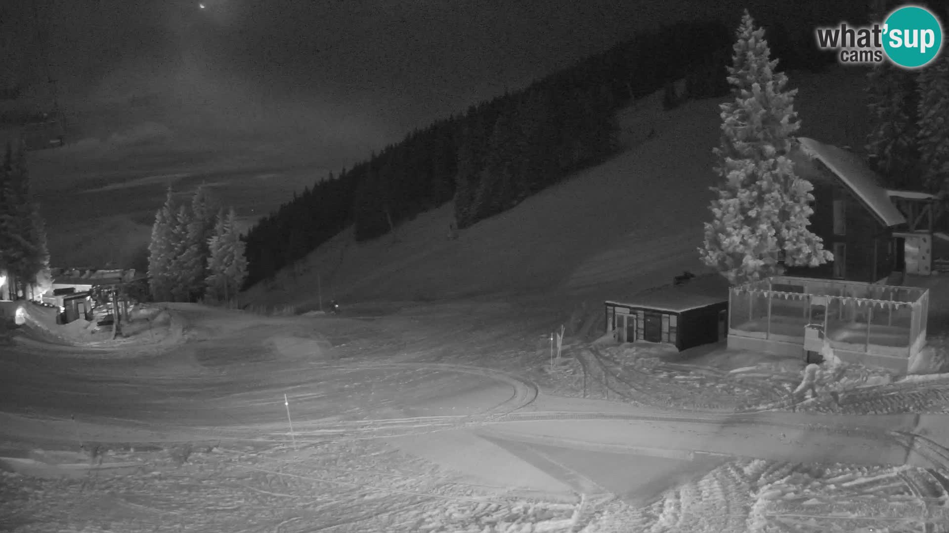 GOLTE Ski resort live webcam – view to Medvedjak – Slovenia