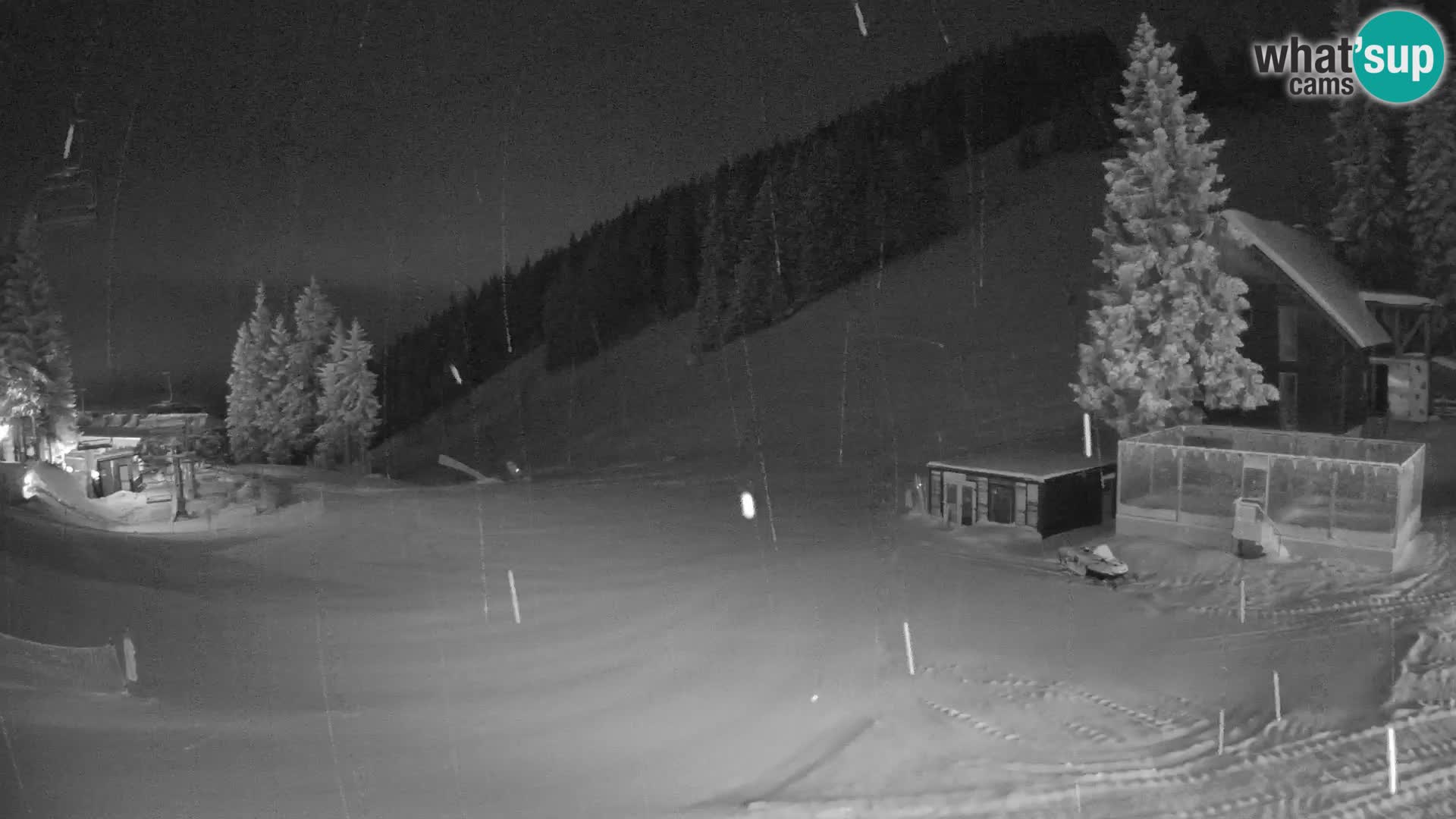 Cámara web en vivo de la estación de esquí GOLTE – vista a Medvedjak – Eslovenia