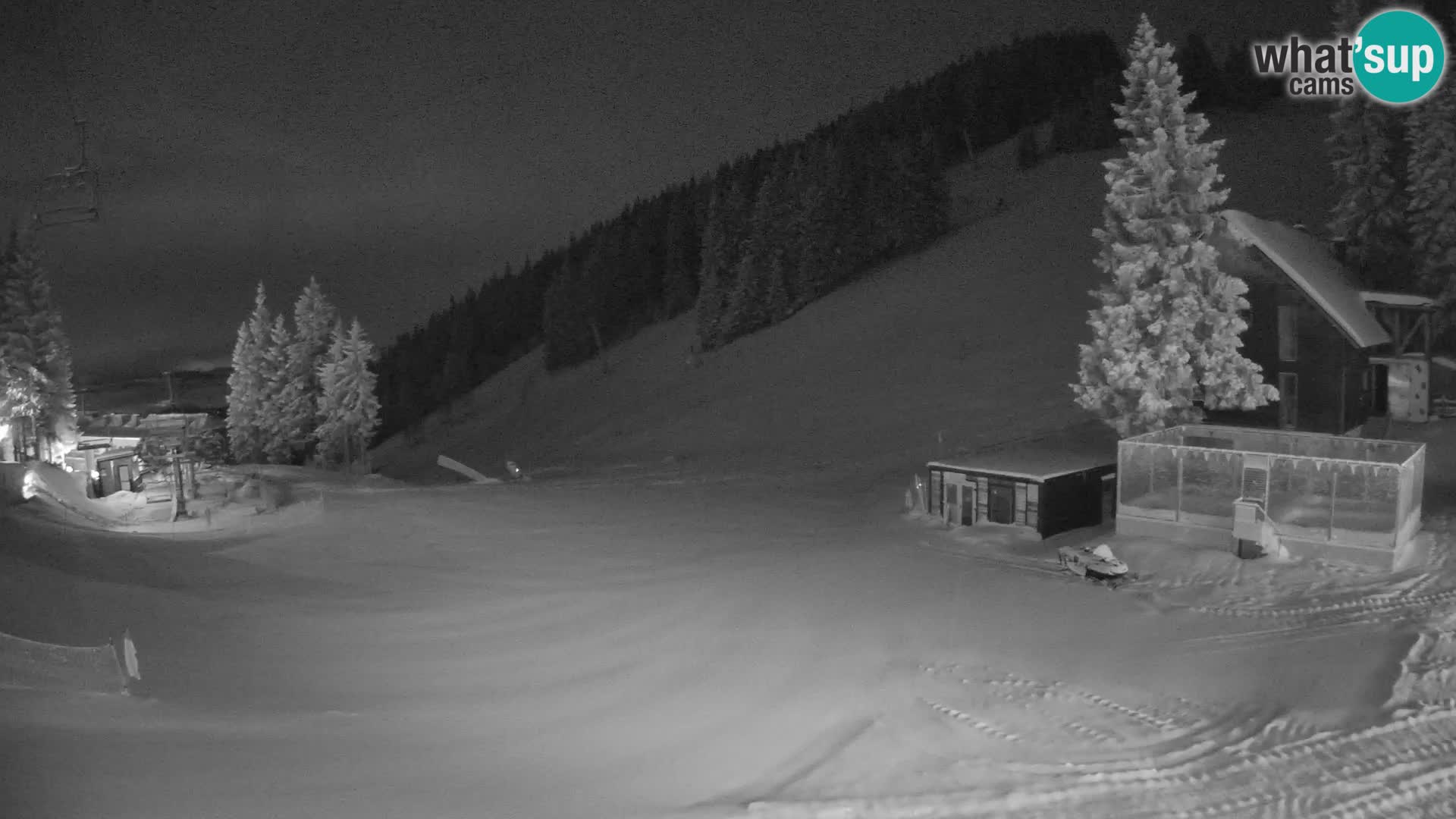 GOLTE skijalište web kamera – pogled na Medvedjak – Slovenija