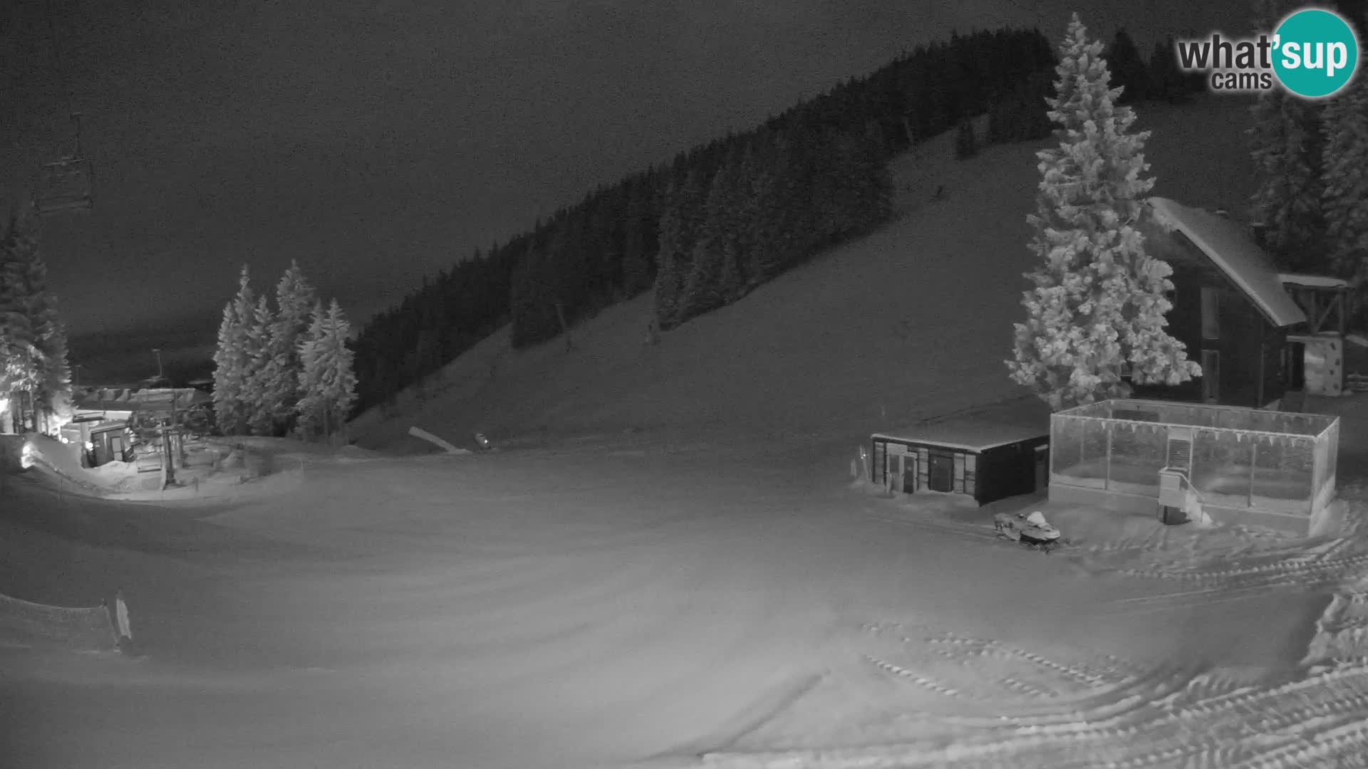 GOLTE Ski resort live webcam – view to Medvedjak – Slovenia
