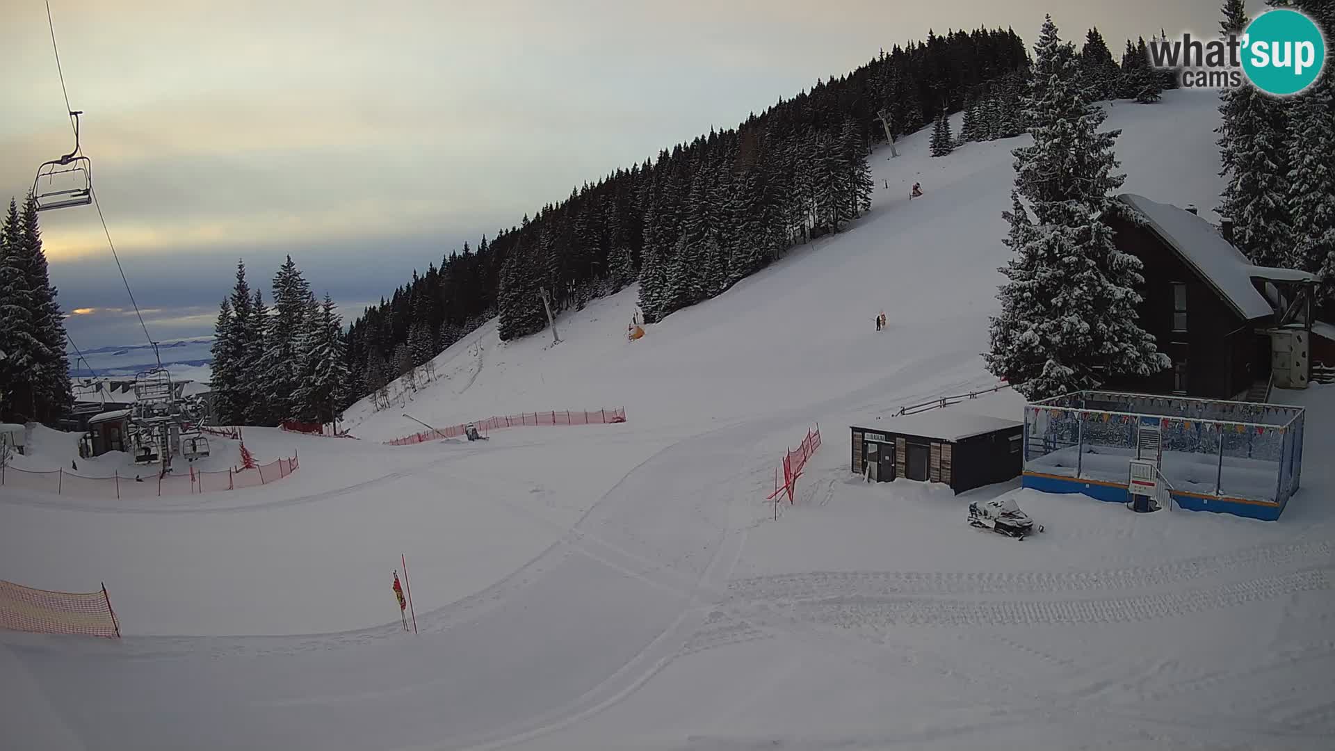GOLTE Ski resort live webcam – view to Medvedjak – Slovenia