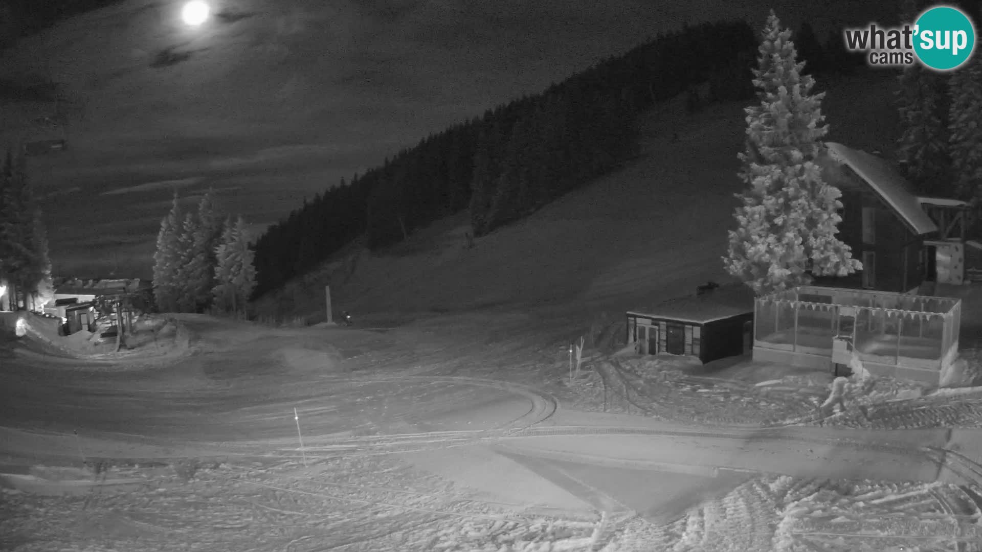 GOLTE skijalište web kamera – pogled na Medvedjak – Slovenija