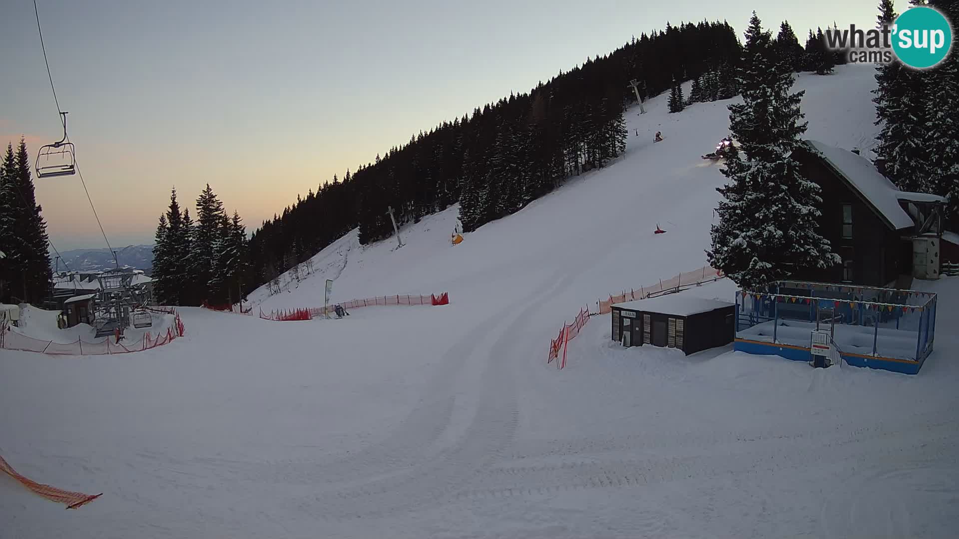 GOLTE Ski resort live webcam – view to Medvedjak – Slovenia
