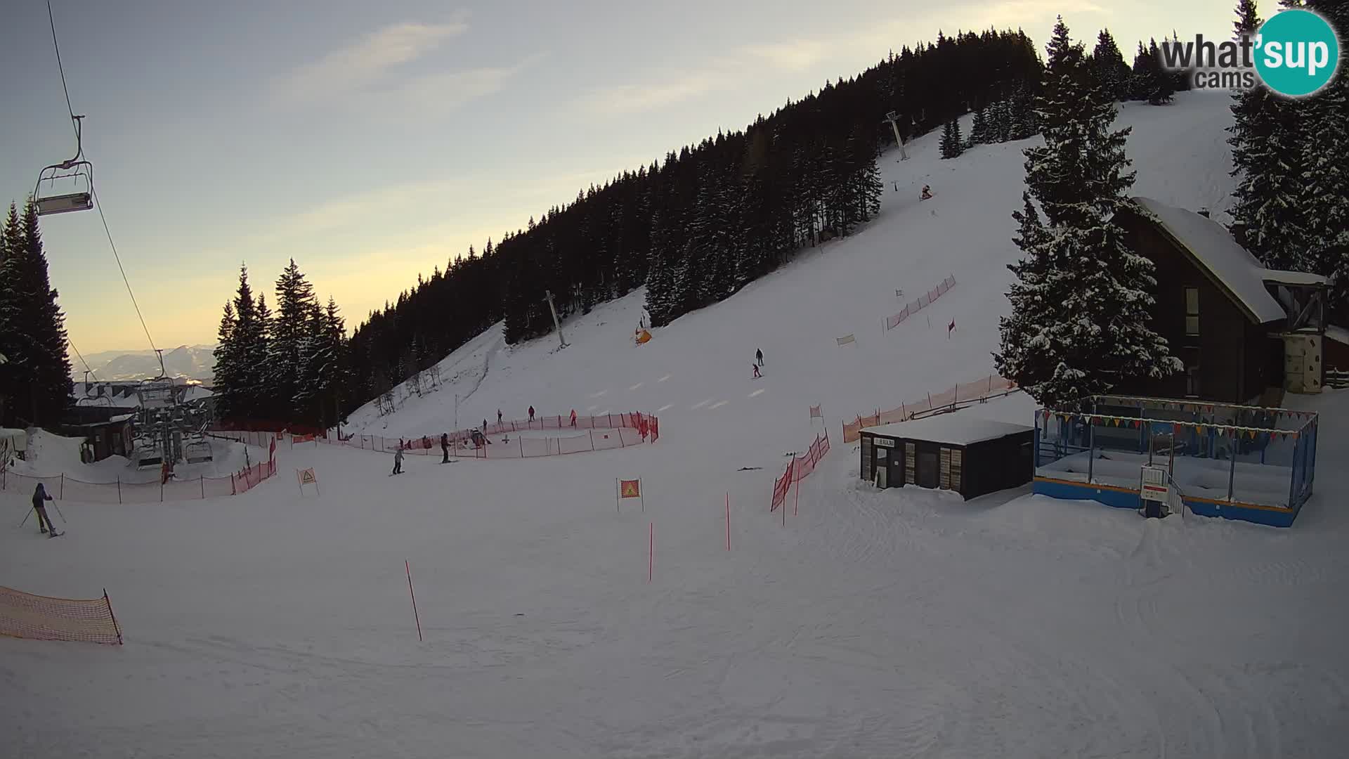 GOLTE Ski resort live webcam – view to Medvedjak – Slovenia
