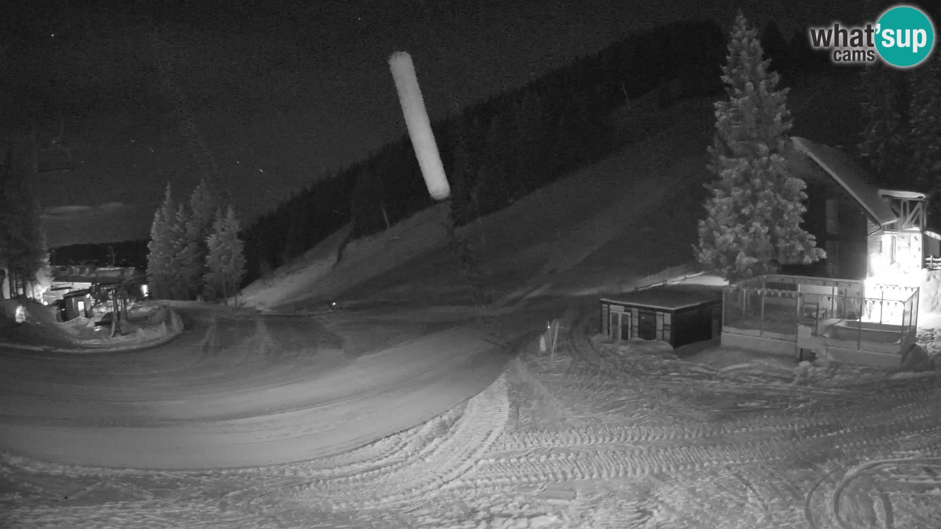 GOLTE Ski resort live webcam – view to Medvedjak – Slovenia