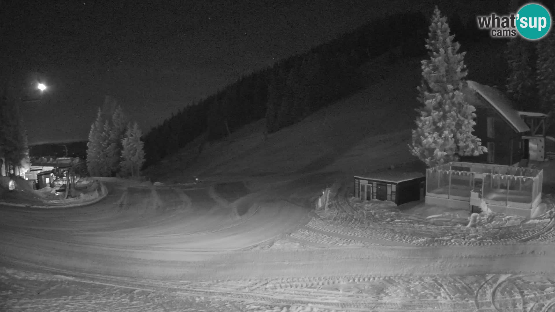 GOLTE Ski resort live webcam – view to Medvedjak – Slovenia