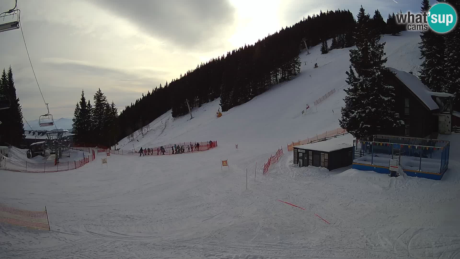 GOLTE Skigebiet webcam – Schöne Aussicht auf Medvedjak – Slowenien