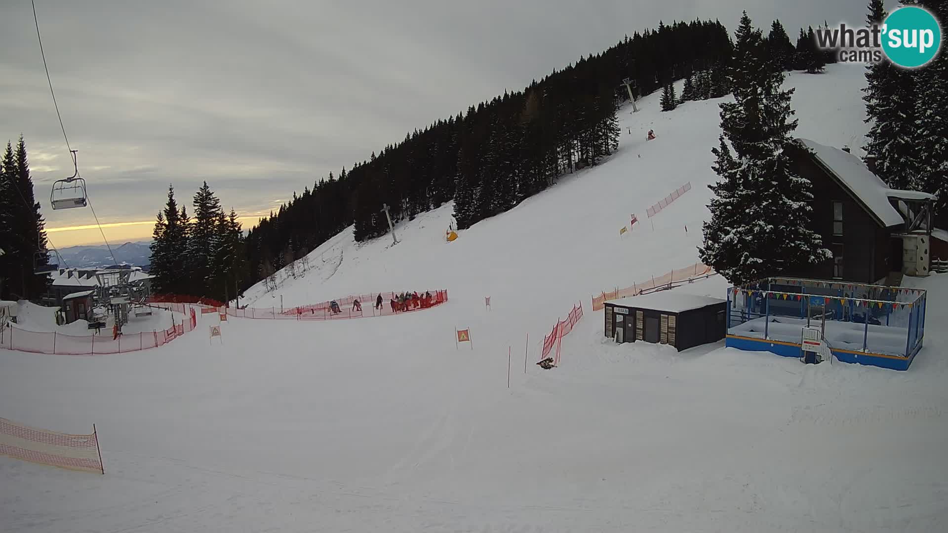 GOLTE Ski resort live webcam – view to Medvedjak – Slovenia