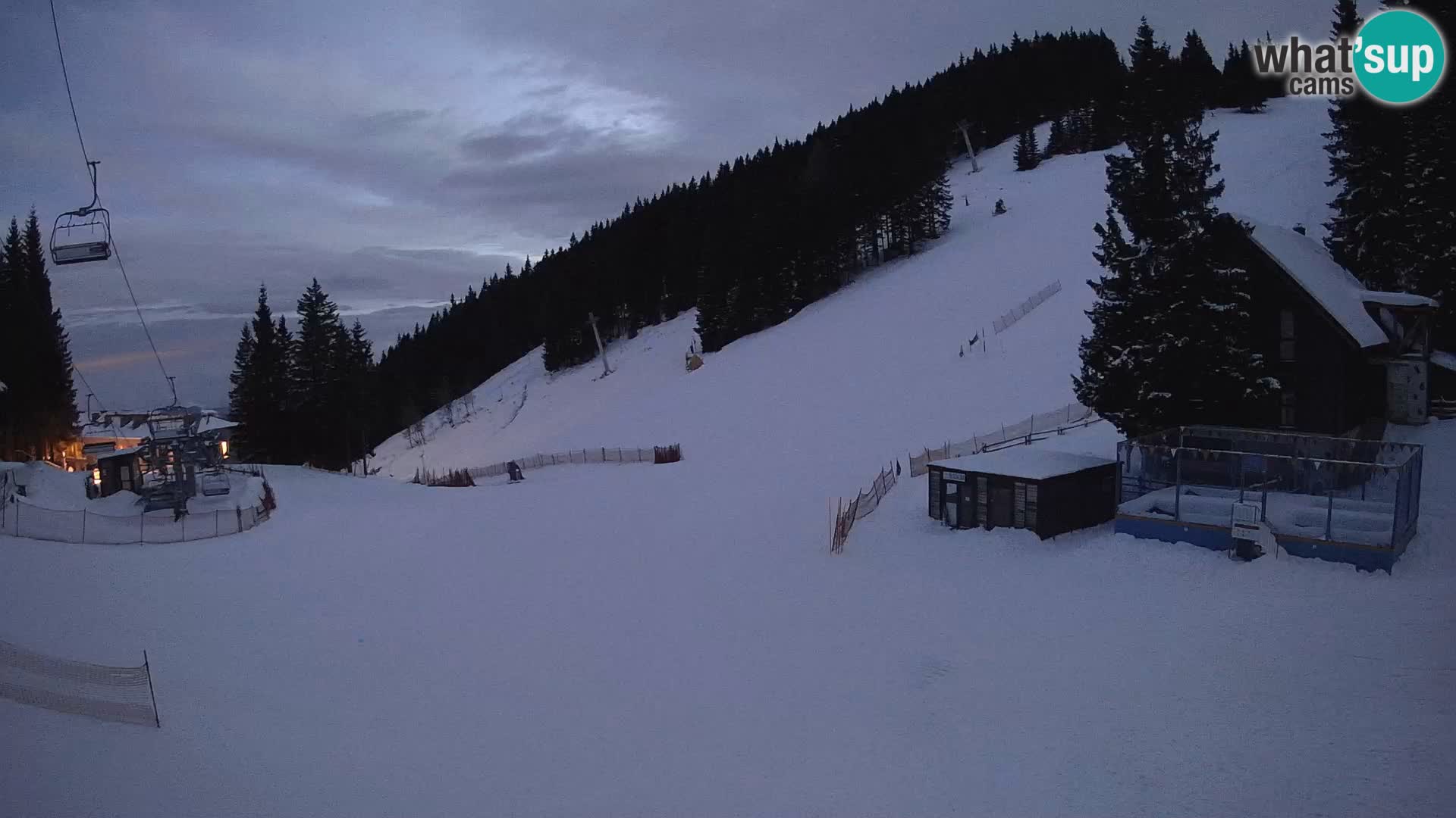 GOLTE stazione sciistica webcam – vista Medvedjak – Slovenia