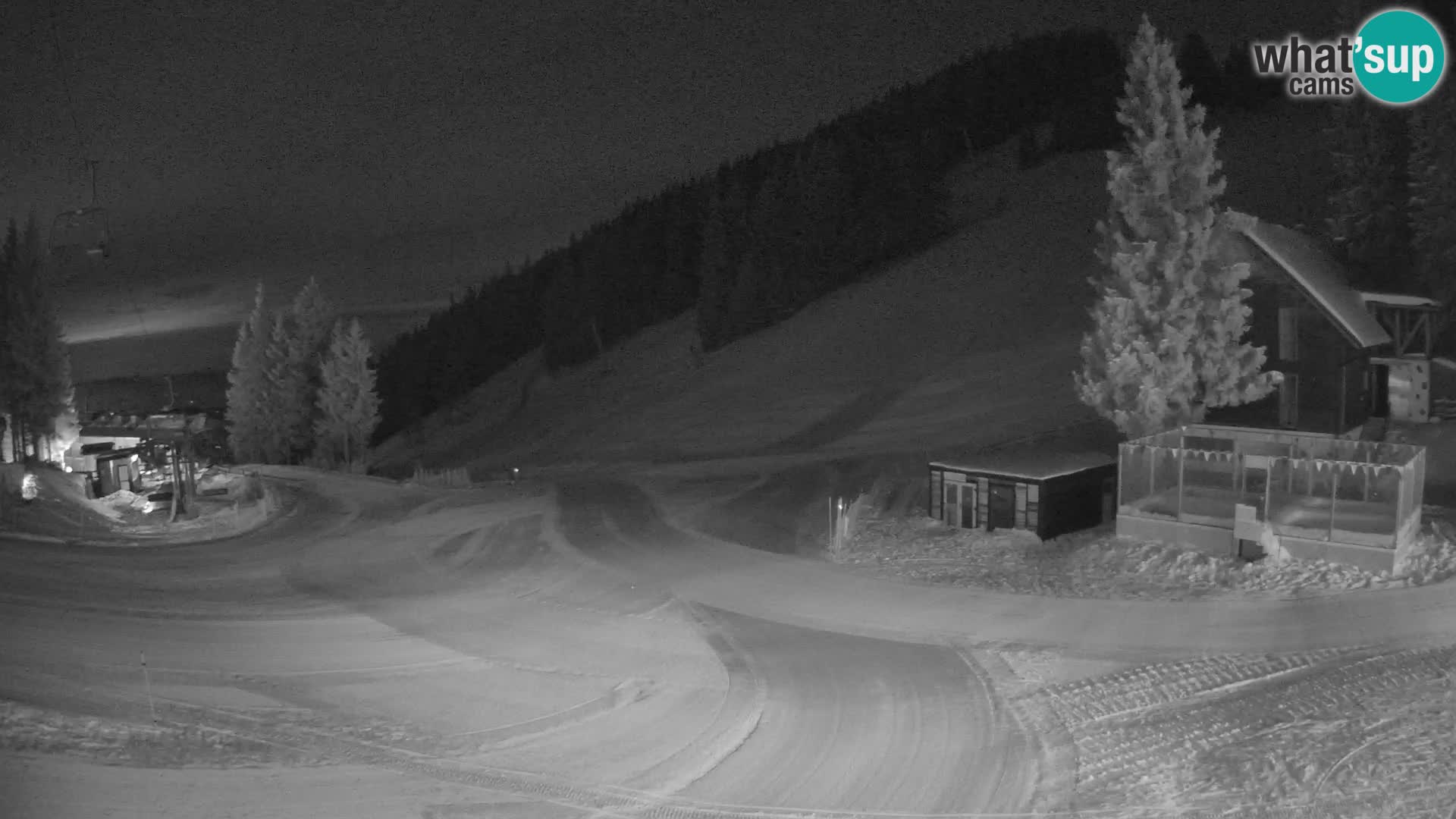 GOLTE Ski resort live webcam – view to Medvedjak – Slovenia