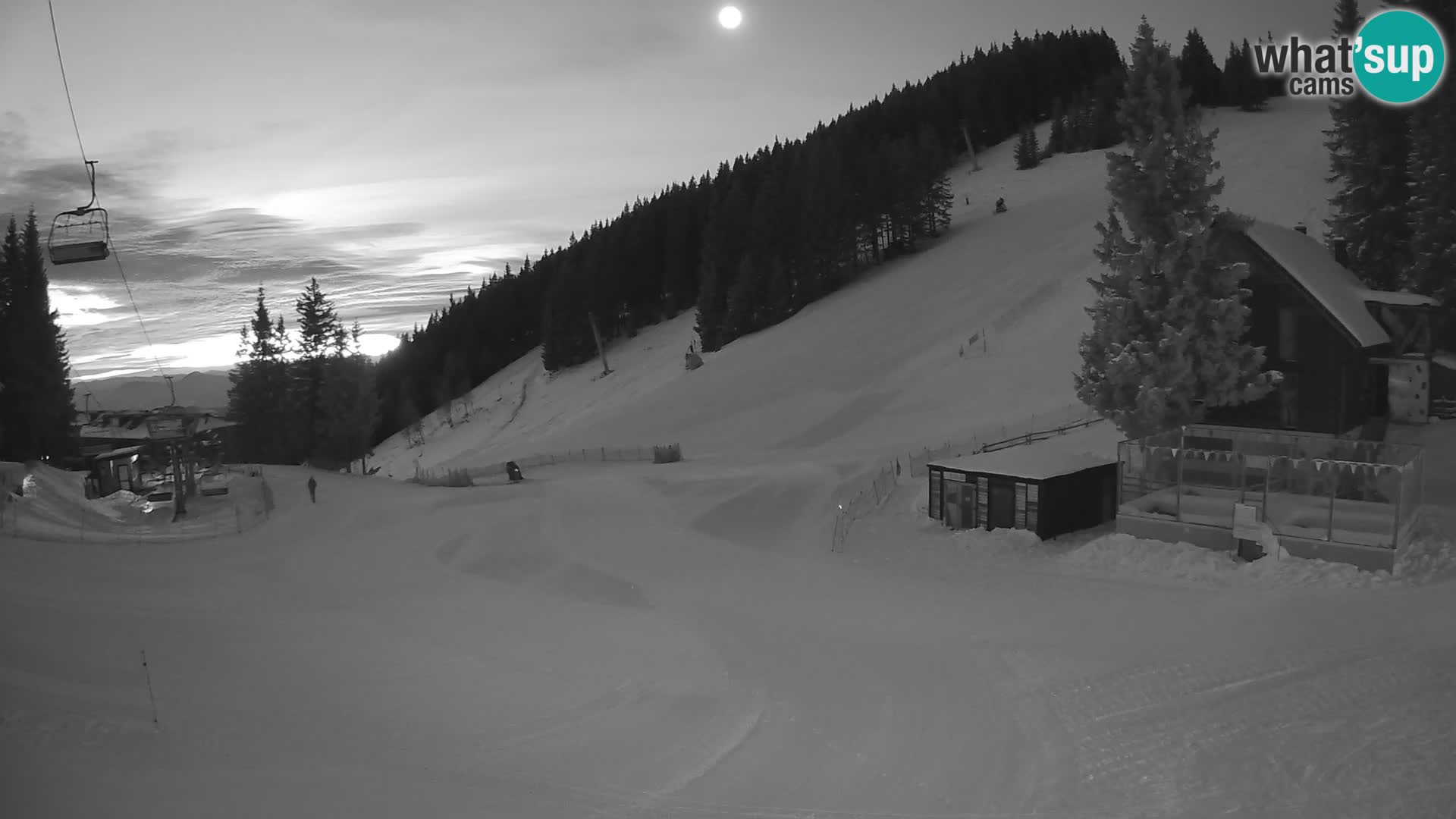 Cámara web en vivo de la estación de esquí GOLTE – vista a Medvedjak – Eslovenia