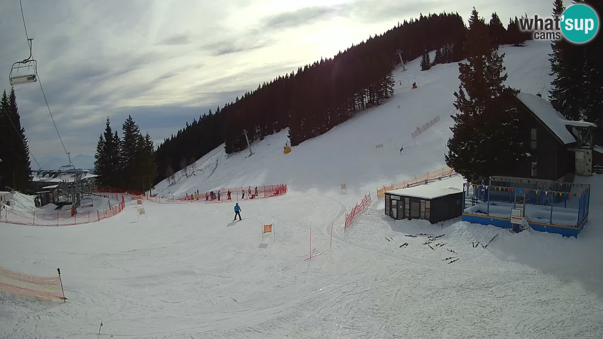 GOLTE Ski resort live webcam – view to Medvedjak – Slovenia