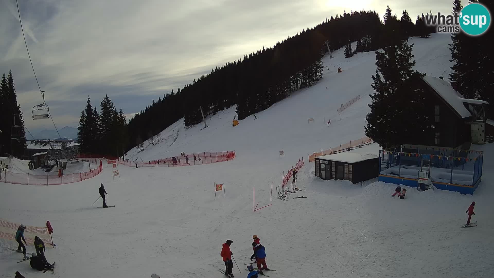 GOLTE Ski resort live webcam – view to Medvedjak – Slovenia