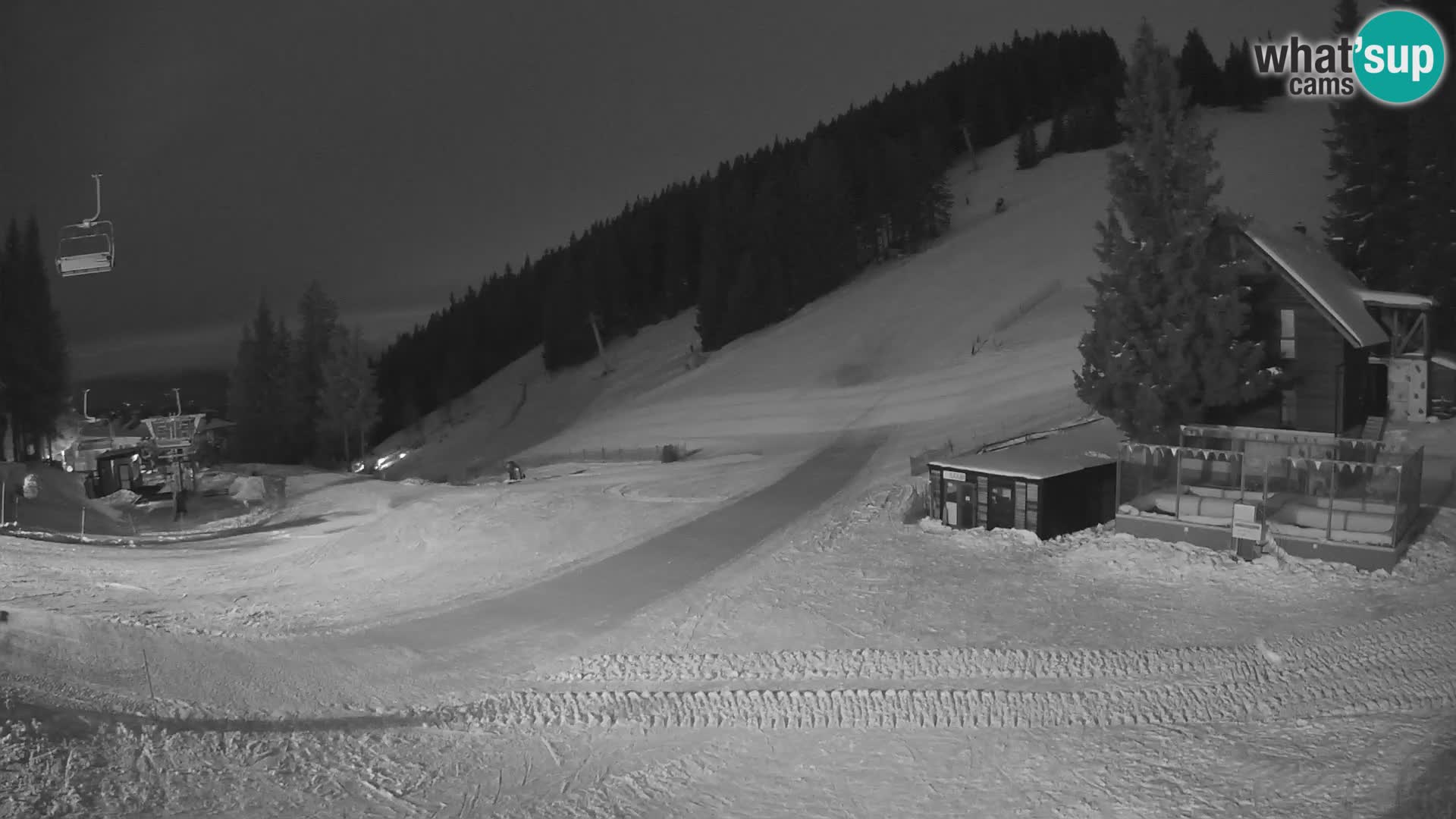 GOLTE Ski resort live webcam – view to Medvedjak – Slovenia