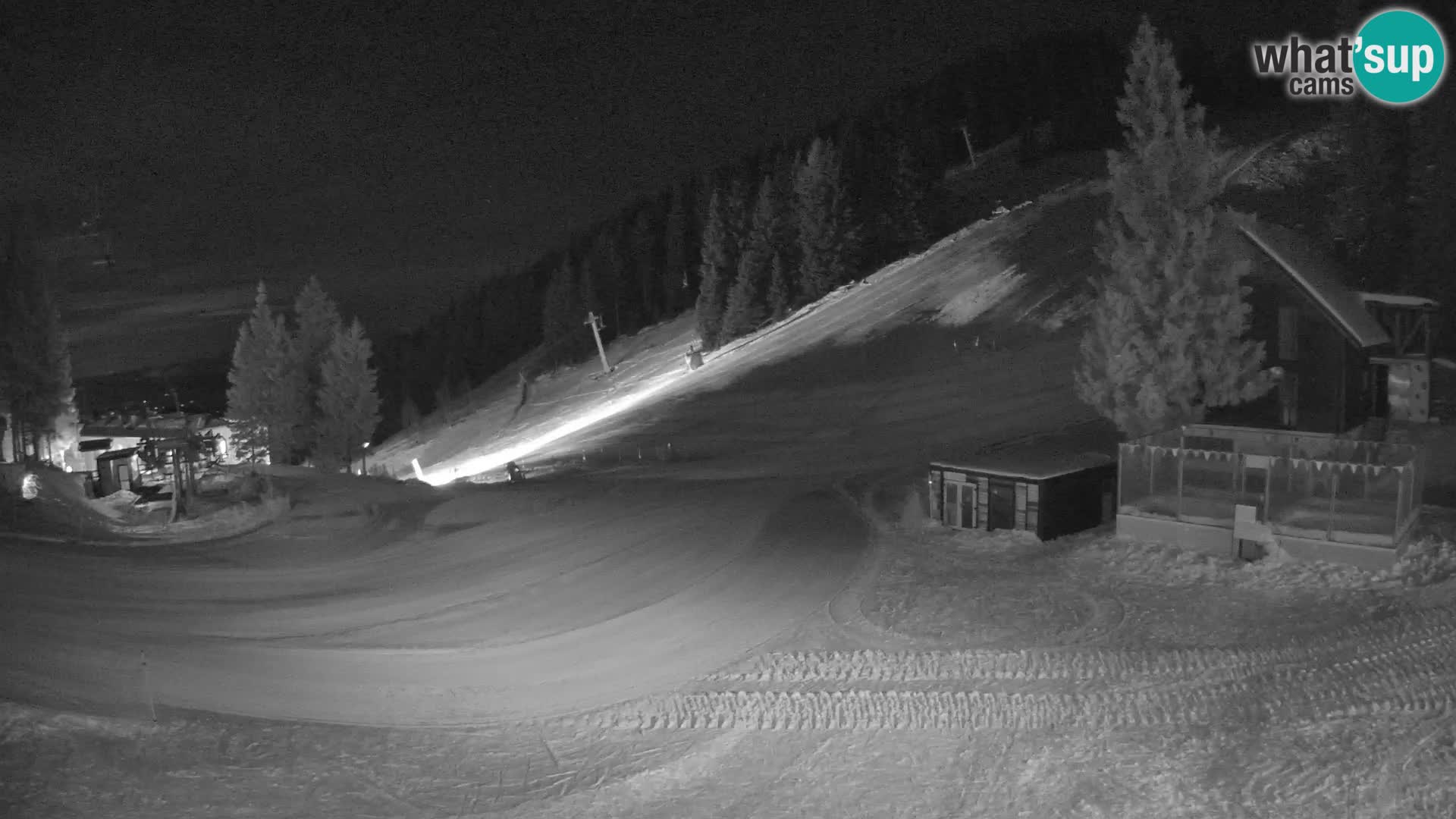 Cámara web en vivo de la estación de esquí GOLTE – vista a Medvedjak – Eslovenia