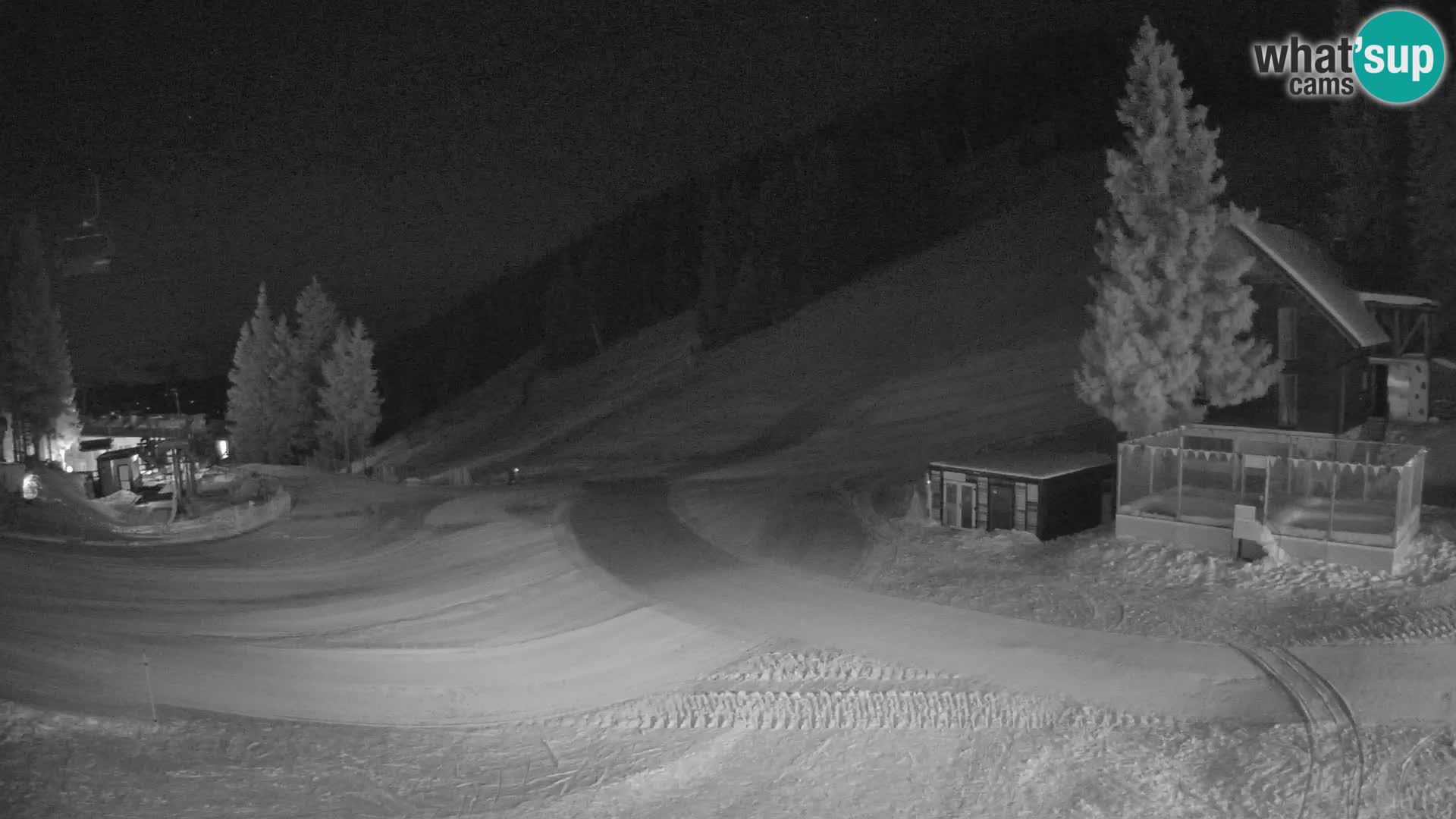 Cámara web en vivo de la estación de esquí GOLTE – vista a Medvedjak – Eslovenia