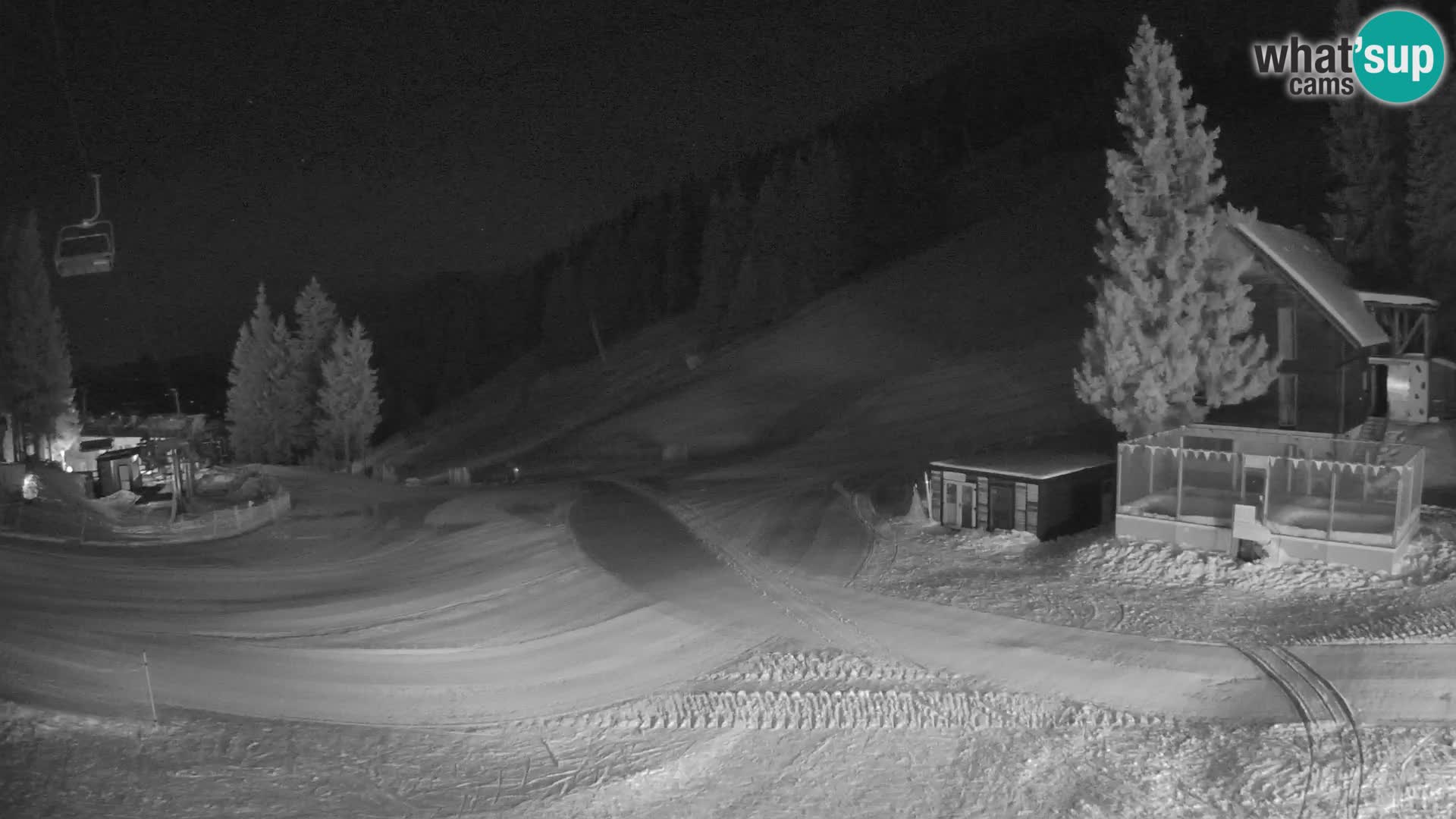 Cámara web en vivo de la estación de esquí GOLTE – vista a Medvedjak – Eslovenia
