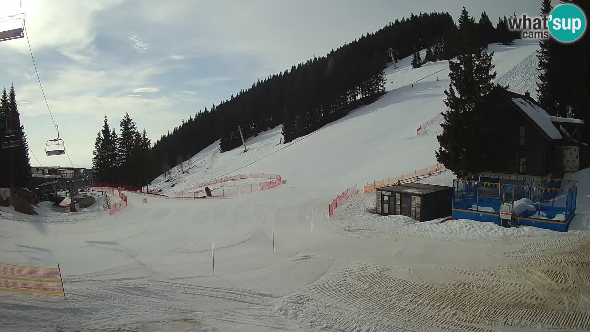 Webcam en direct de la station de ski de GOLTE – vue sur Medvedjak – Slovénie