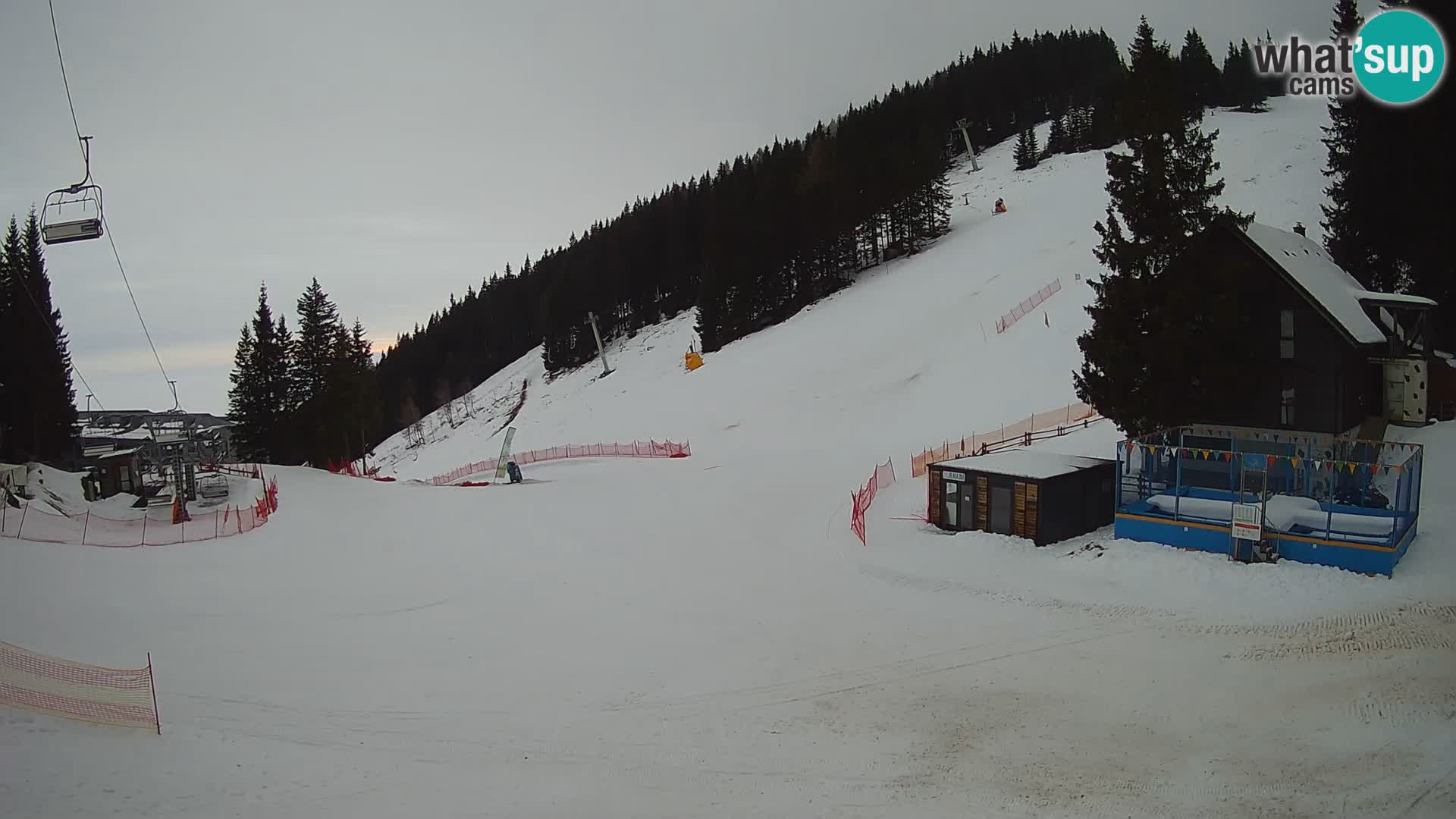 Webcam en direct de la station de ski de GOLTE – vue sur Medvedjak – Slovénie