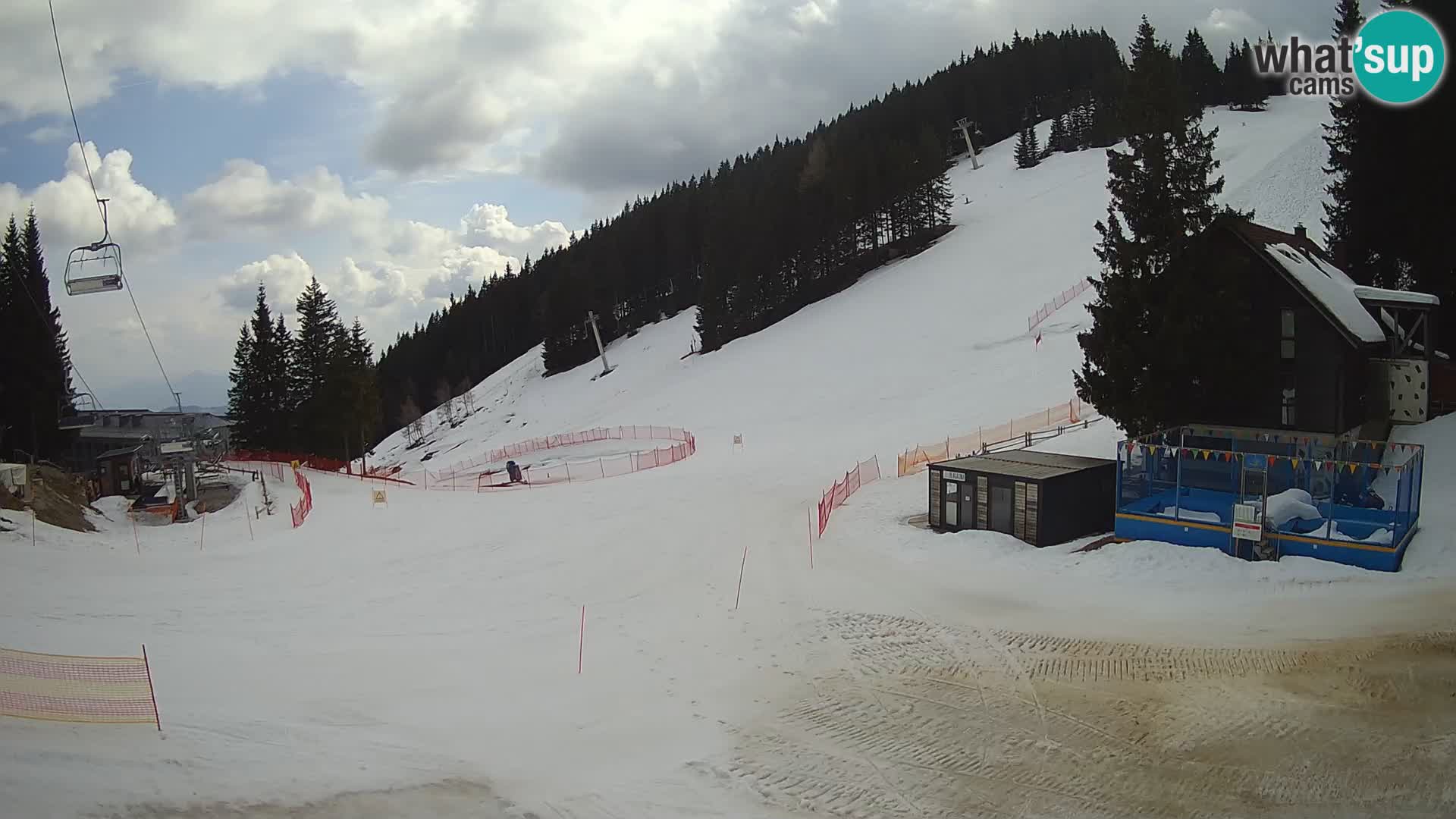 Webcam en direct de la station de ski de GOLTE – vue sur Medvedjak – Slovénie