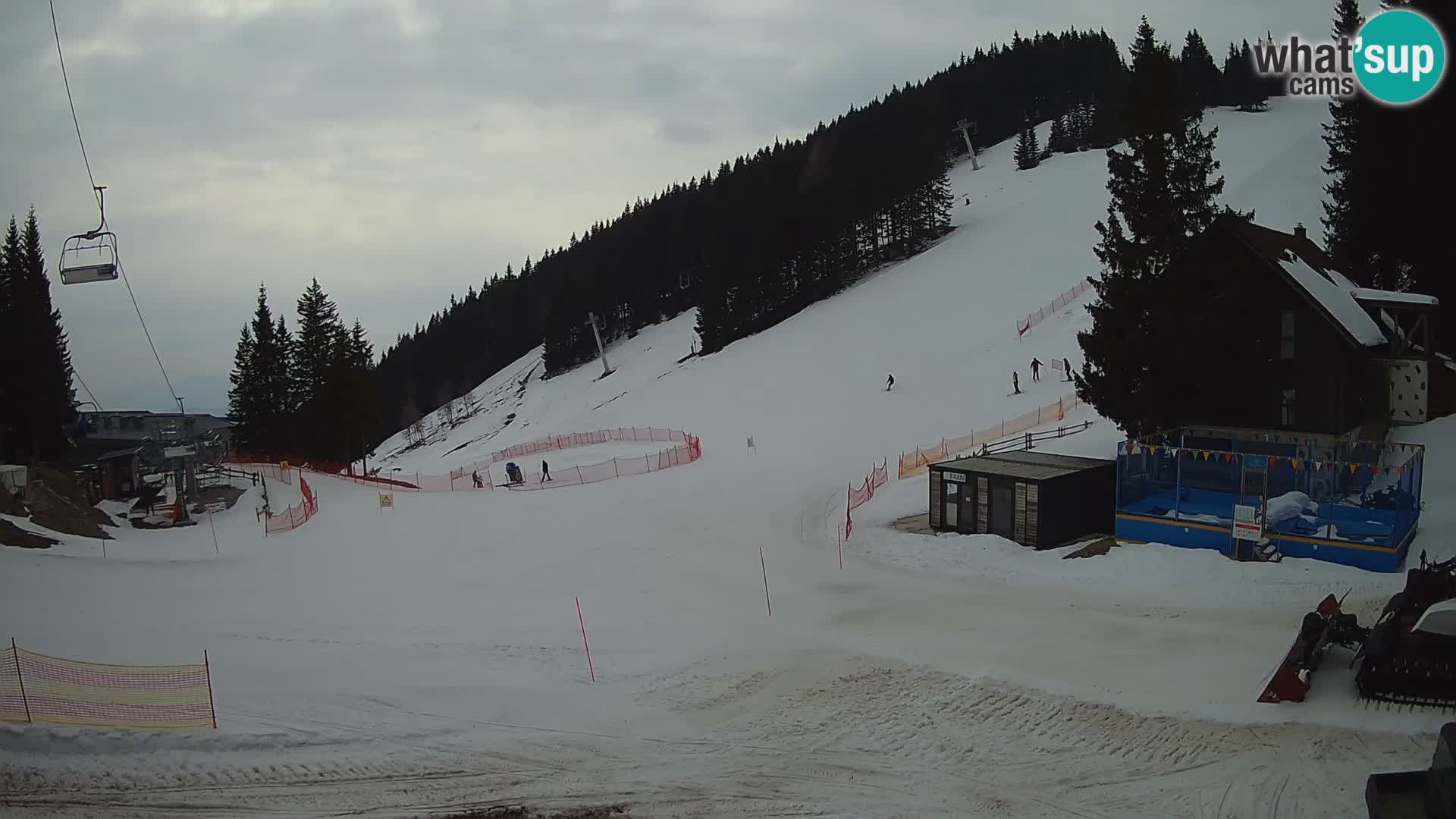 Webcam en direct de la station de ski de GOLTE – vue sur Medvedjak – Slovénie