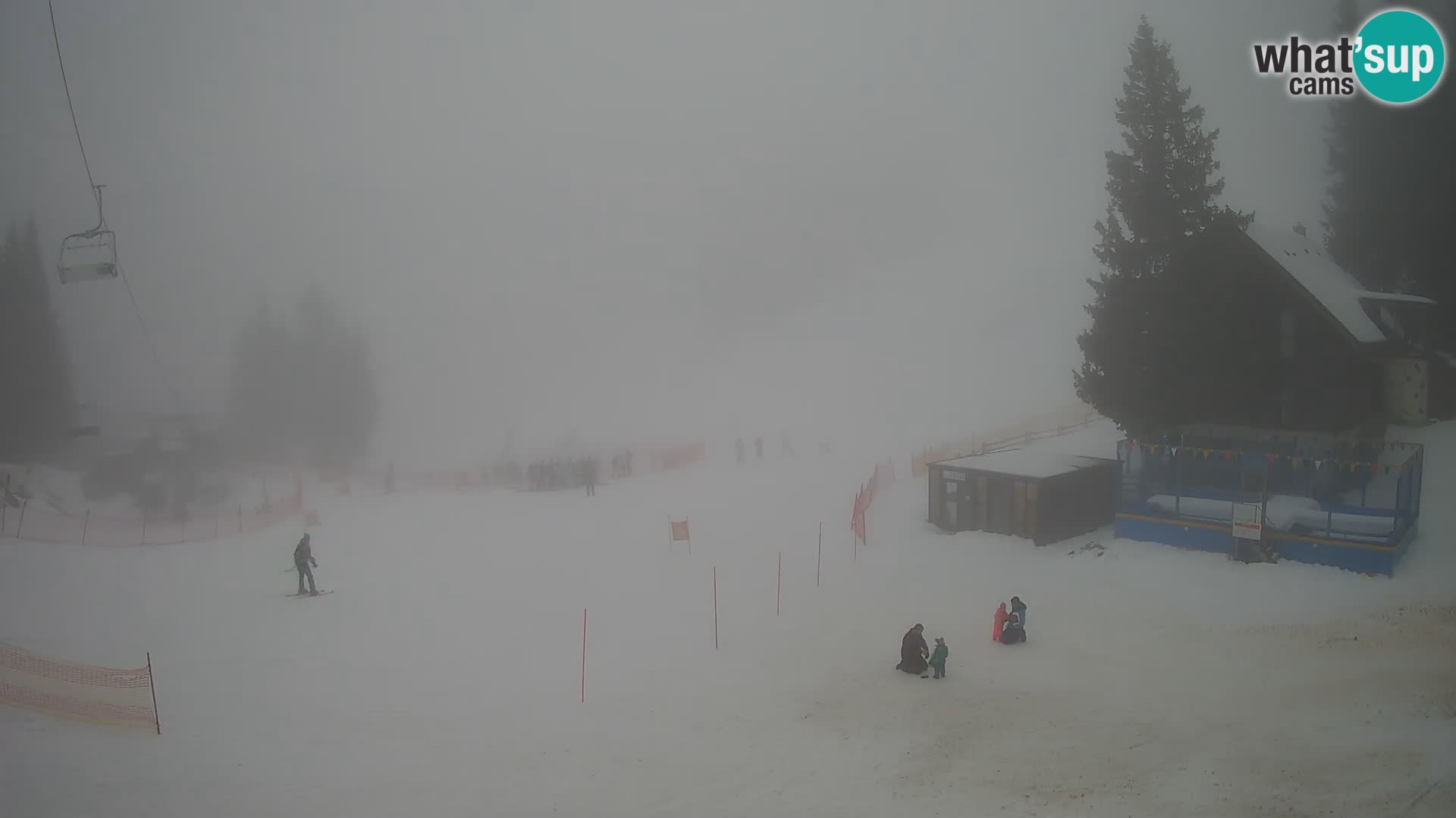 Webcam en direct de la station de ski de GOLTE – vue sur Medvedjak – Slovénie