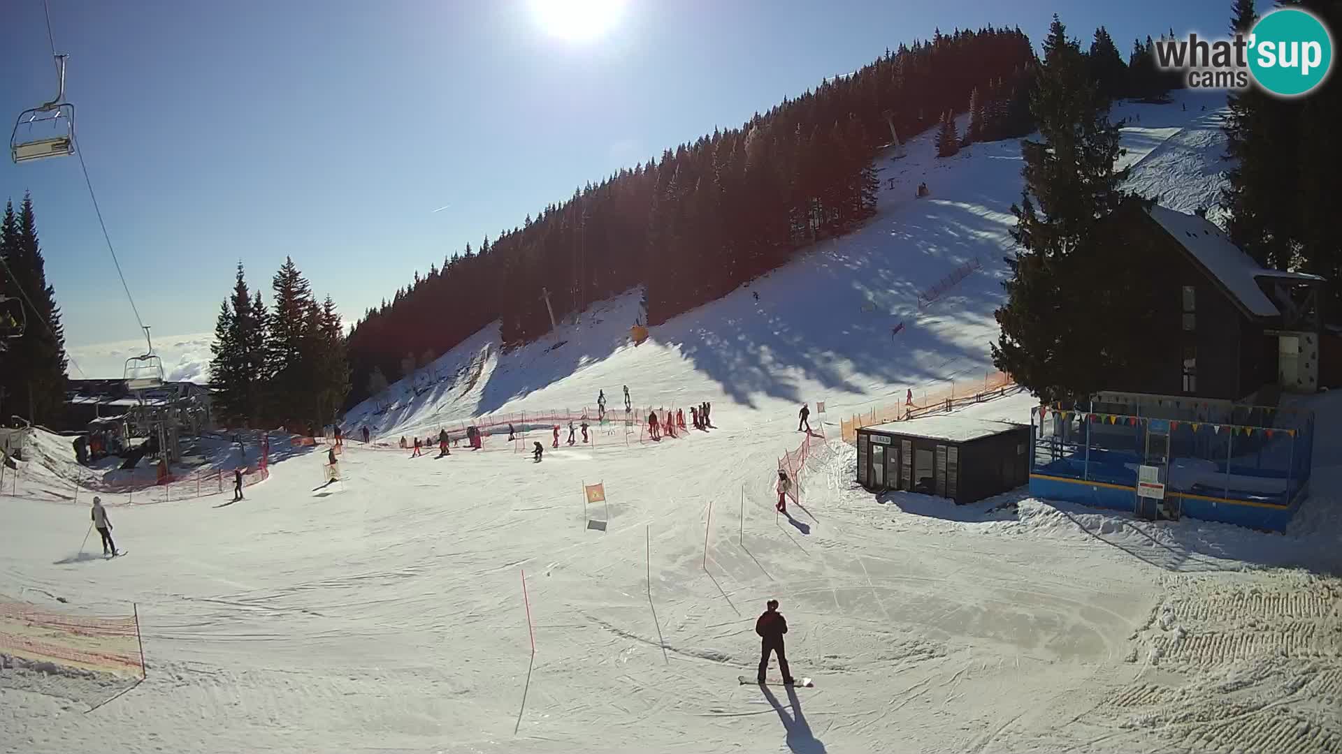 Cámara web en vivo de la estación de esquí GOLTE – vista a Medvedjak – Eslovenia
