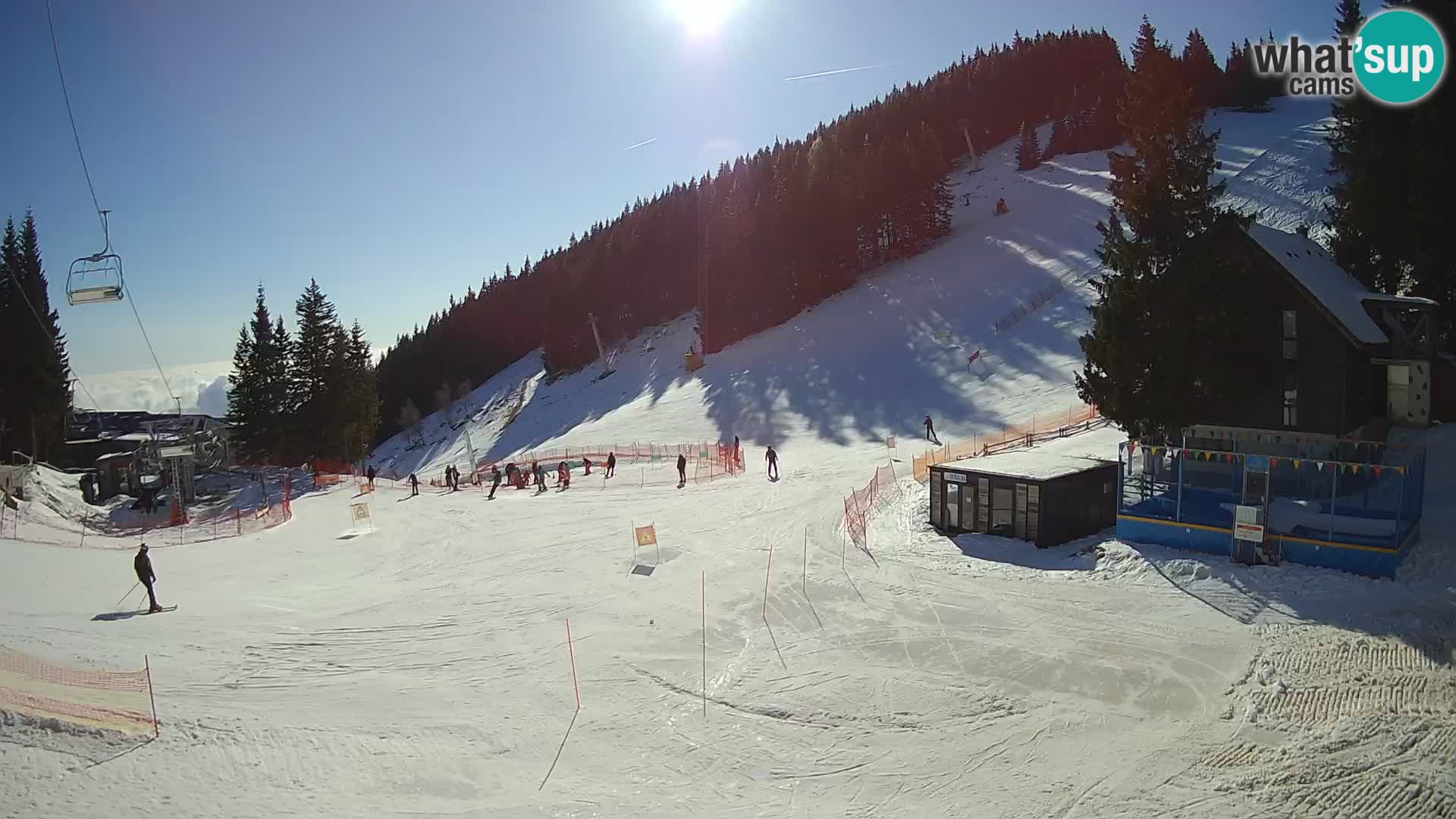 GOLTE Ski resort live webcam – view to Medvedjak – Slovenia