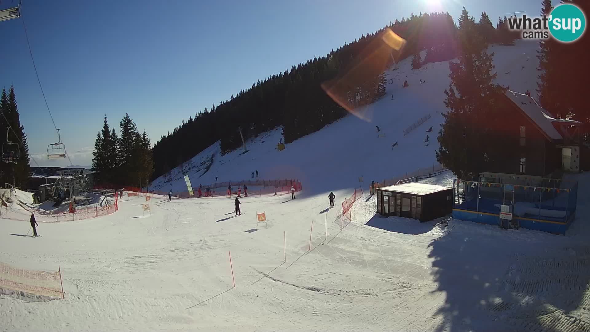 GOLTE Ski resort live webcam – view to Medvedjak – Slovenia