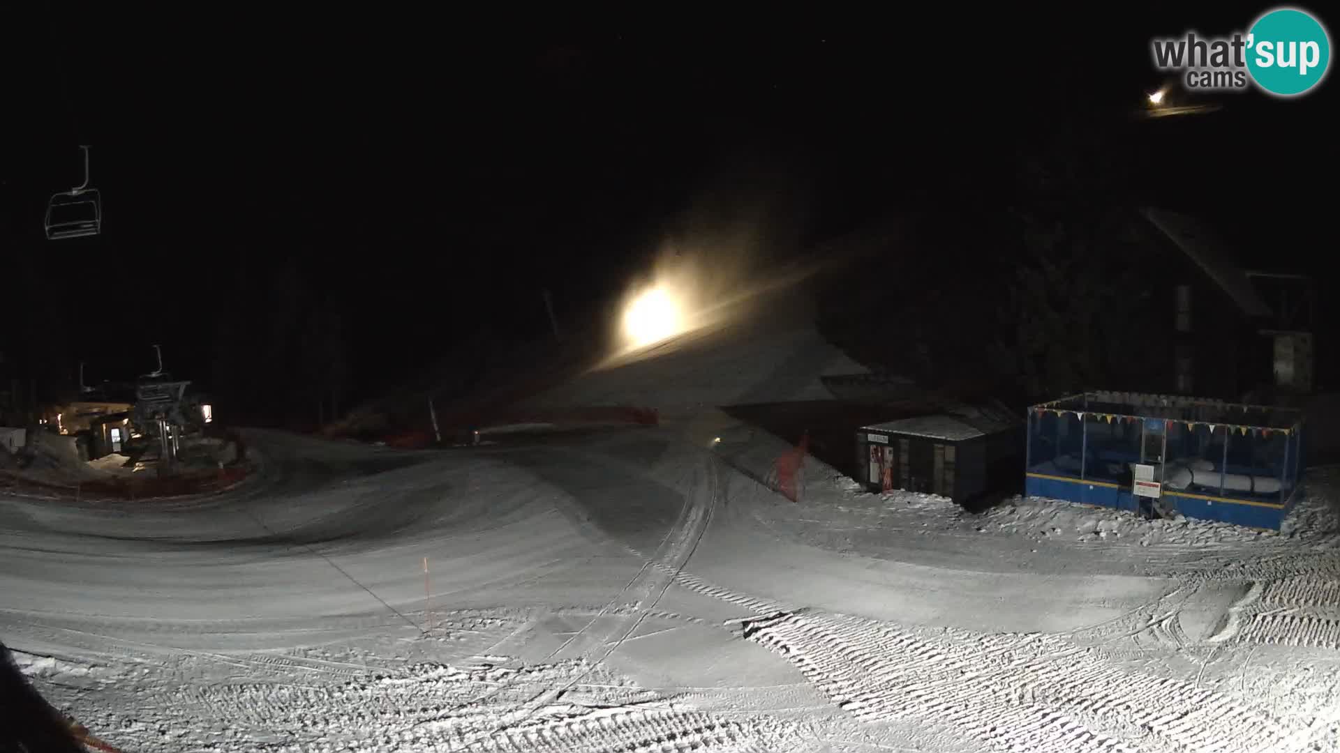 Webcam en direct de la station de ski de GOLTE – vue sur Medvedjak – Slovénie
