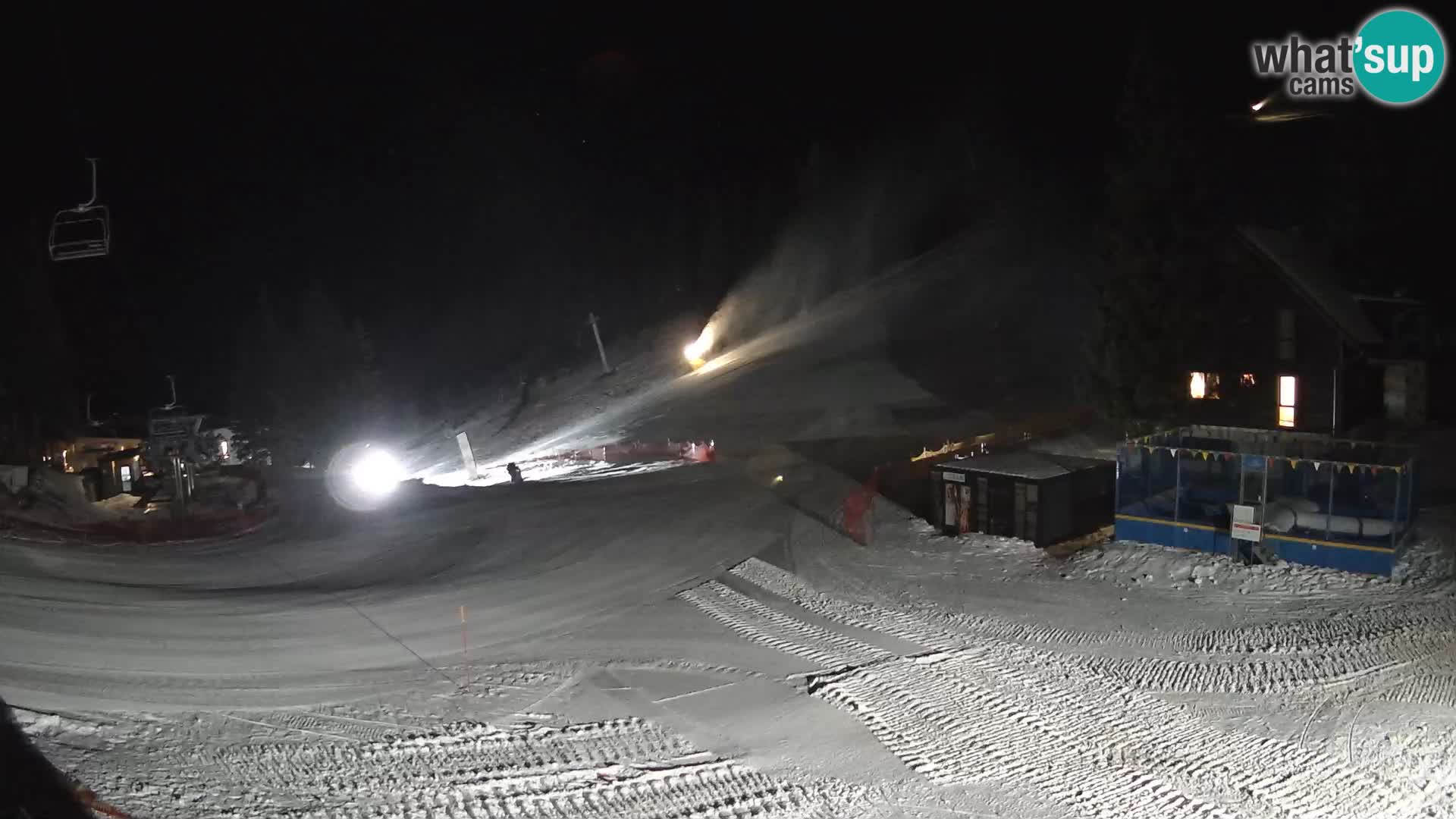 Webcam en direct de la station de ski de GOLTE – vue sur Medvedjak – Slovénie