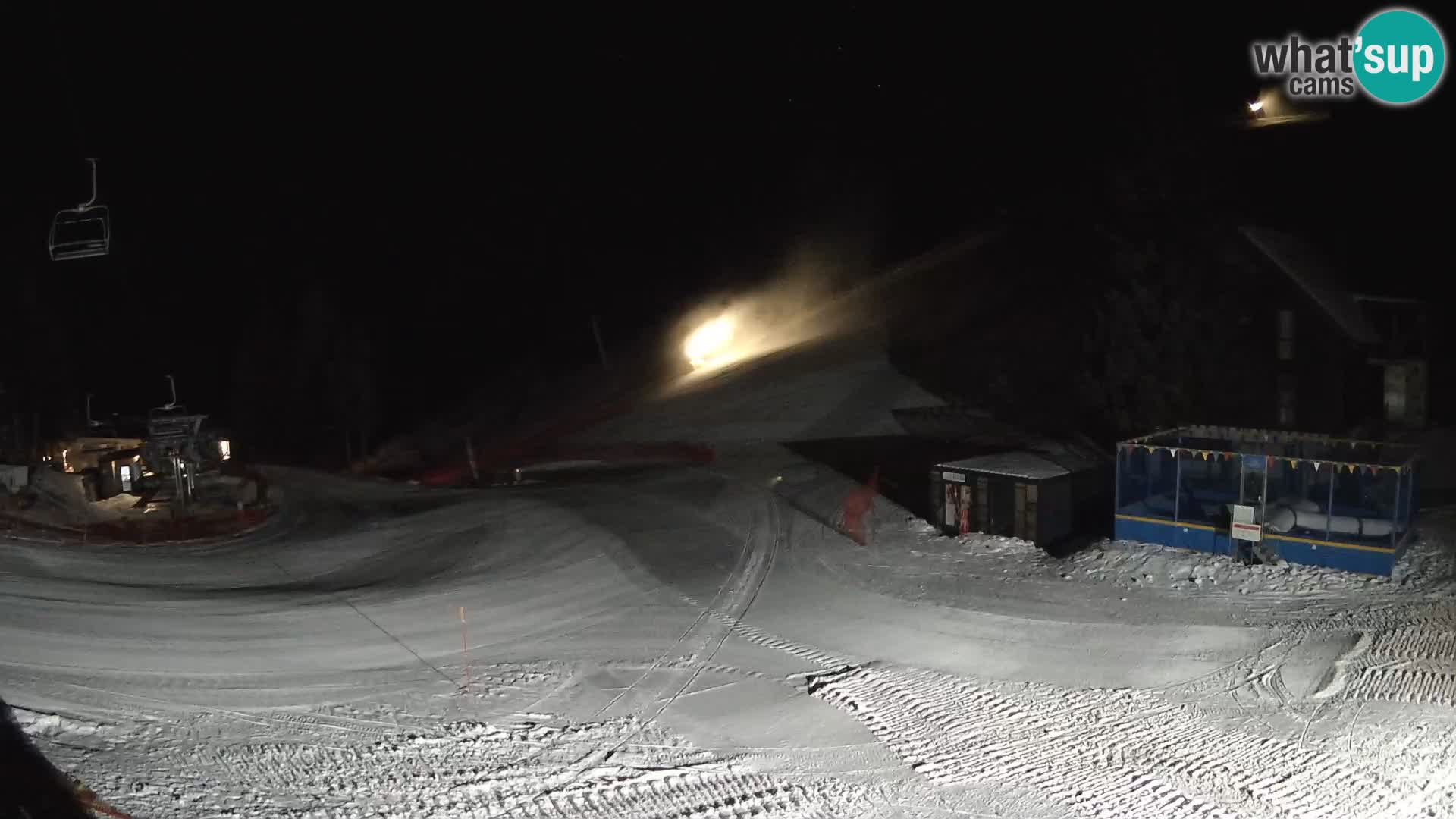 Webcam en direct de la station de ski de GOLTE – vue sur Medvedjak – Slovénie