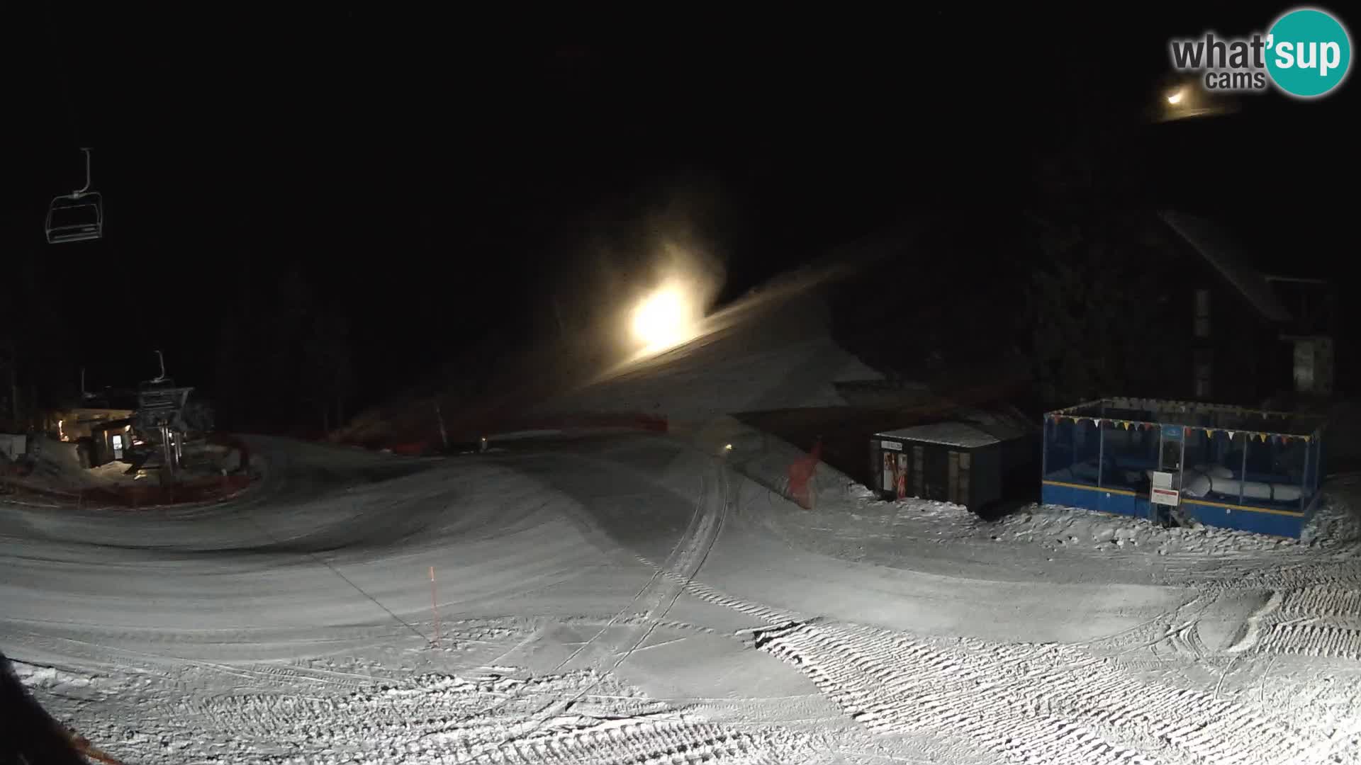 Webcam en direct de la station de ski de GOLTE – vue sur Medvedjak – Slovénie