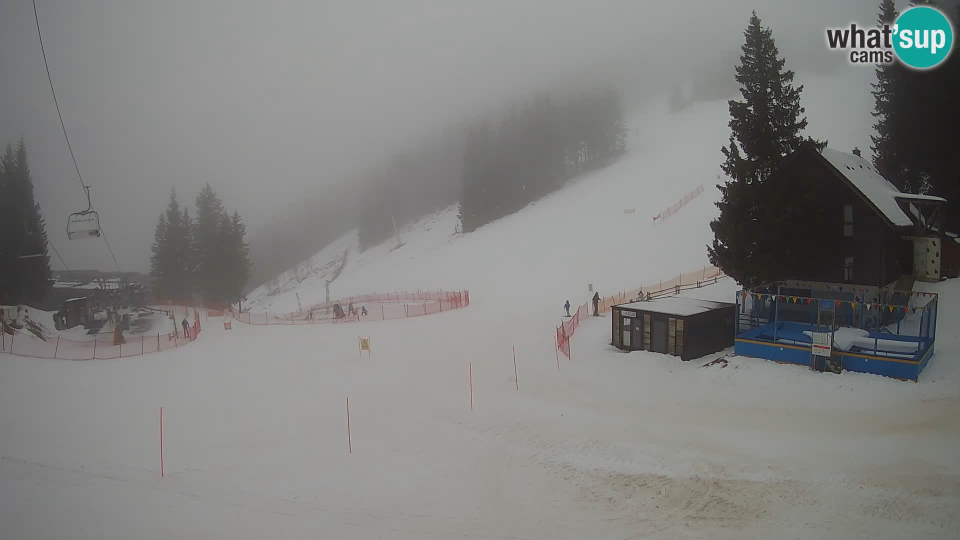GOLTE Ski resort live webcam – view to Medvedjak – Slovenia