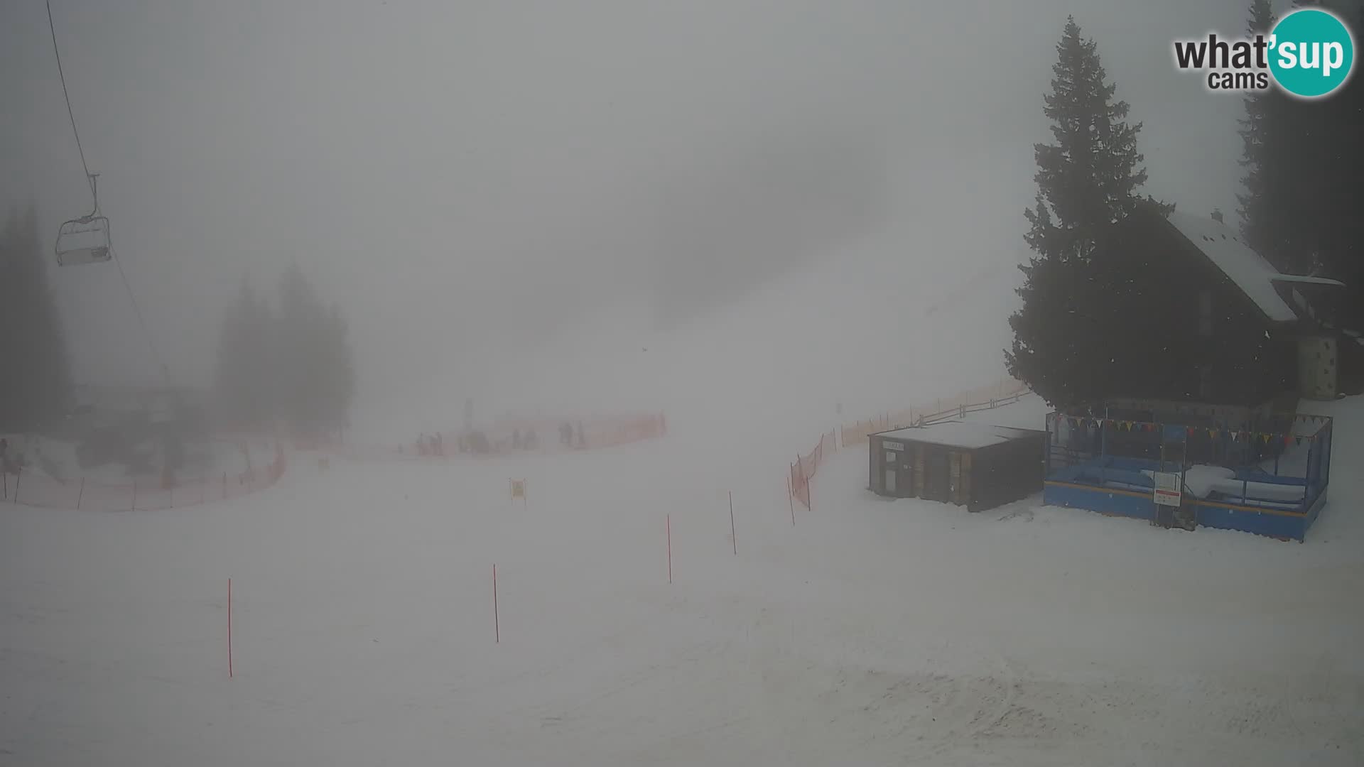 Webcam en direct de la station de ski de GOLTE – vue sur Medvedjak – Slovénie