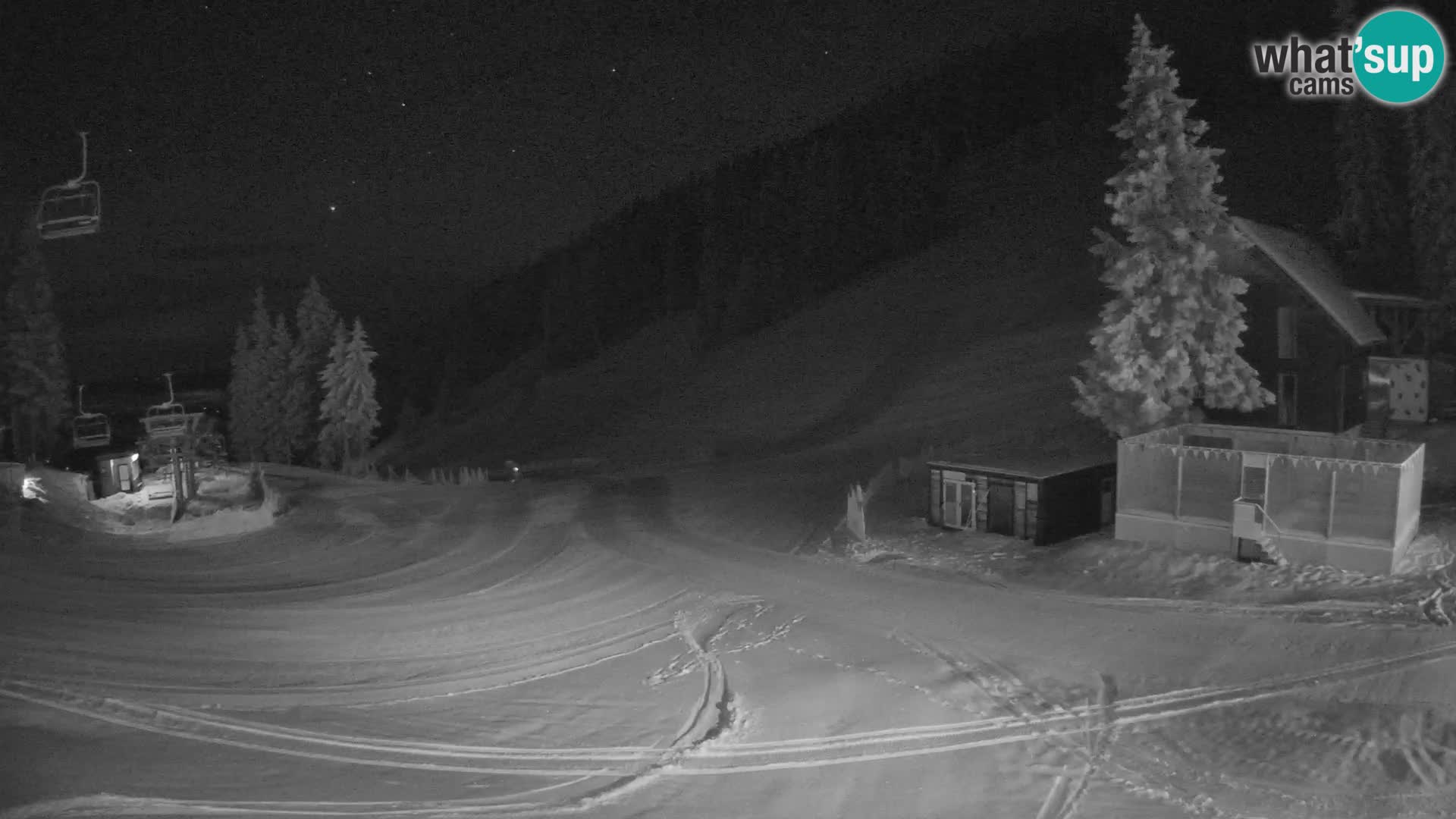 GOLTE Ski resort live webcam – view to Medvedjak – Slovenia