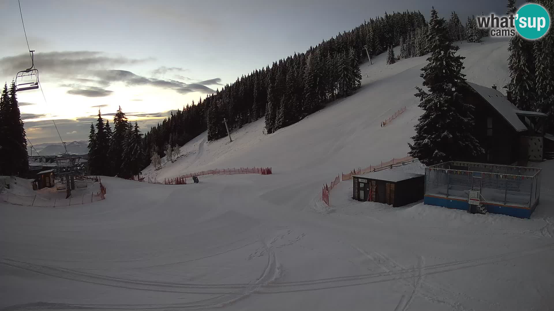 GOLTE Skigebiet webcam – Schöne Aussicht auf Medvedjak – Slowenien