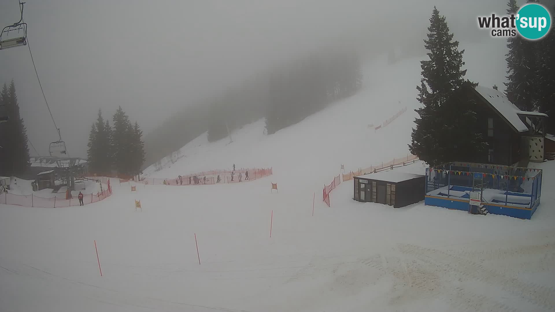 GOLTE Ski resort live webcam – view to Medvedjak – Slovenia