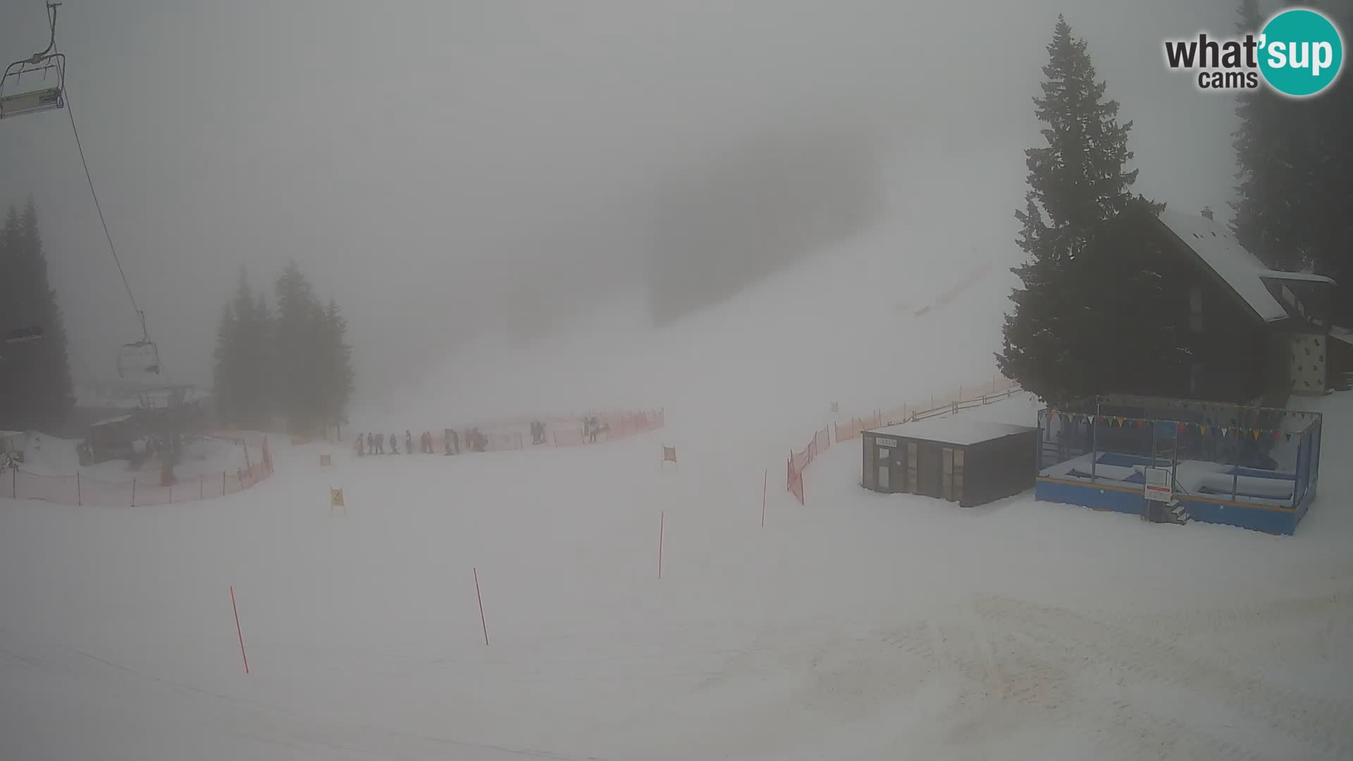 GOLTE Ski resort live webcam – view to Medvedjak – Slovenia