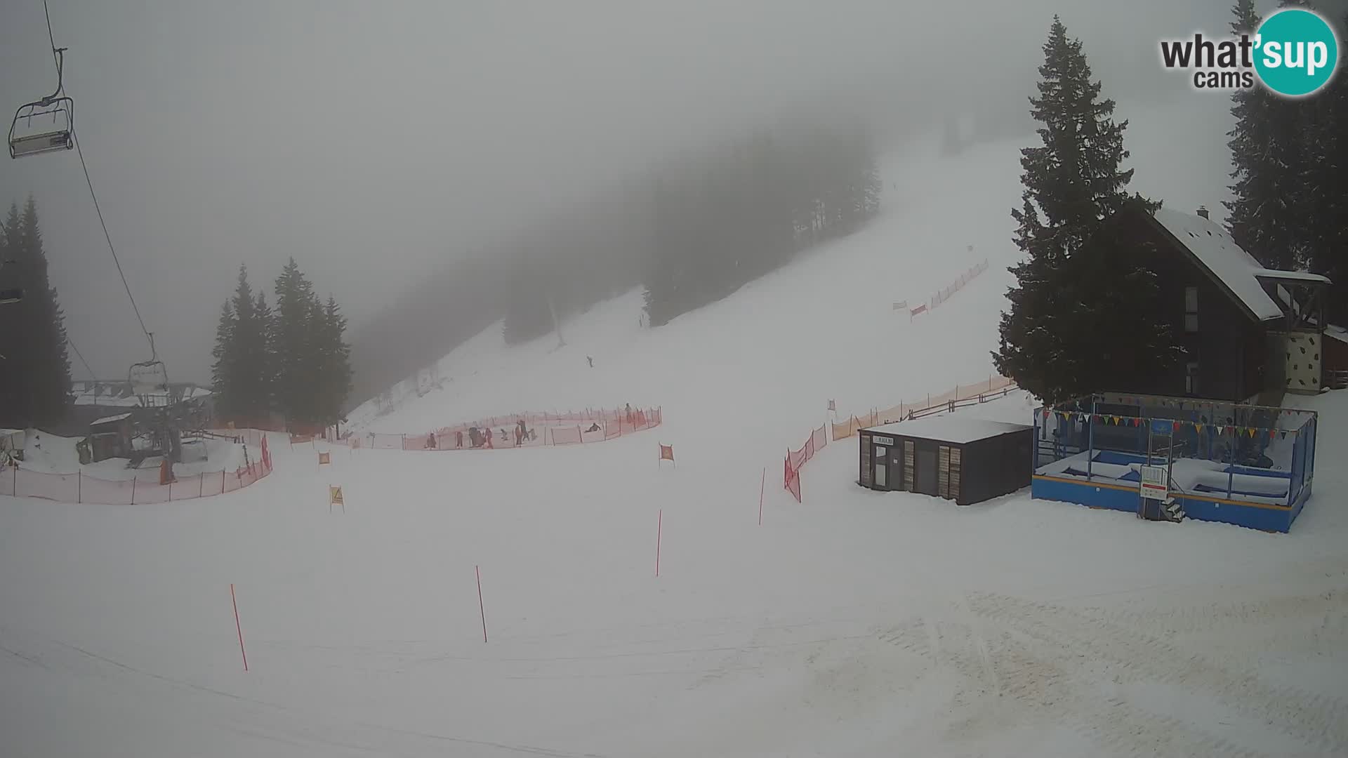 GOLTE Ski resort live webcam – view to Medvedjak – Slovenia
