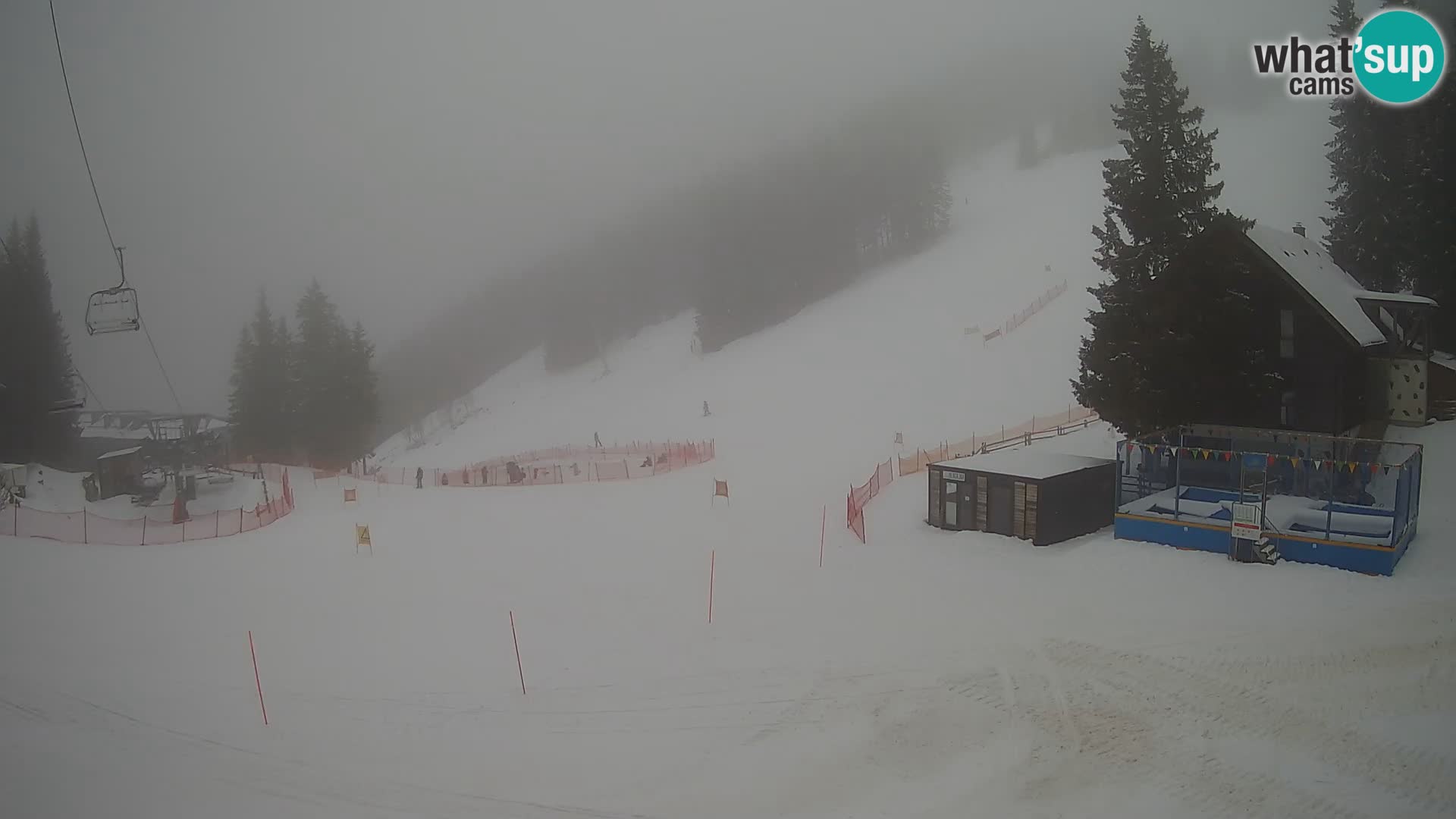 GOLTE Ski resort live webcam – view to Medvedjak – Slovenia