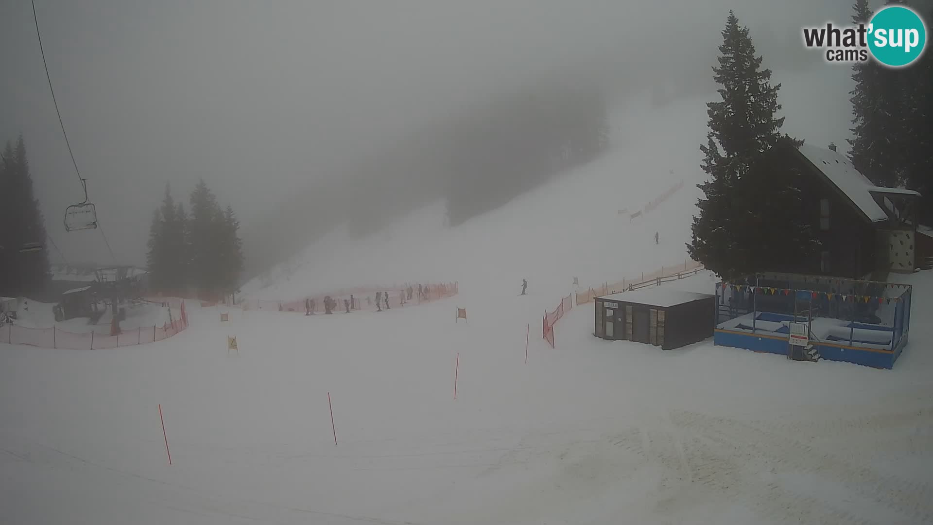 GOLTE Ski resort live webcam – view to Medvedjak – Slovenia