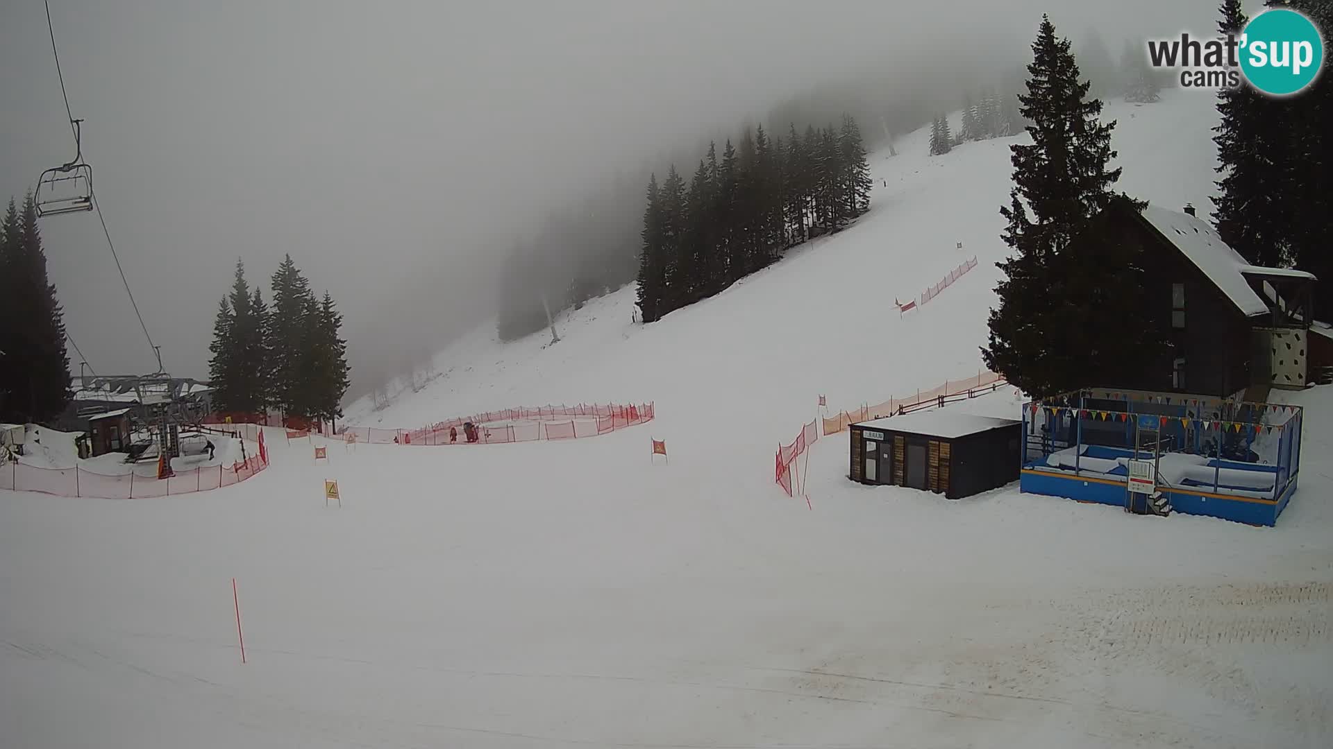 GOLTE Ski resort live webcam – view to Medvedjak – Slovenia