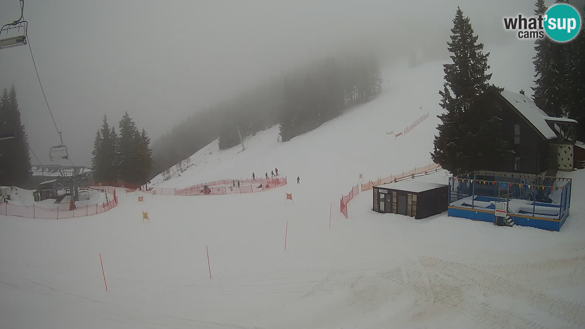 GOLTE Ski resort live webcam – view to Medvedjak – Slovenia