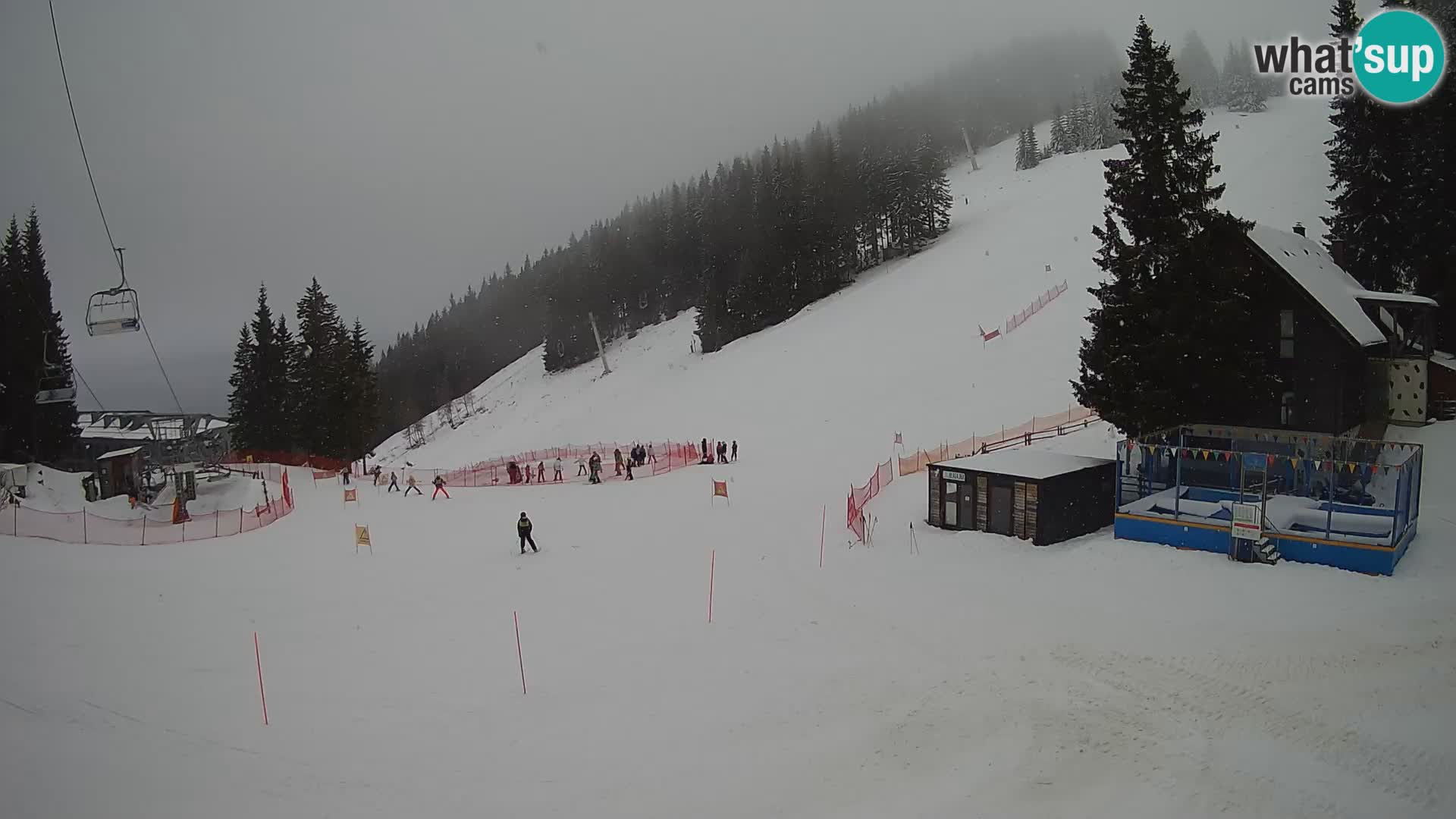 GOLTE Ski resort live webcam – view to Medvedjak – Slovenia