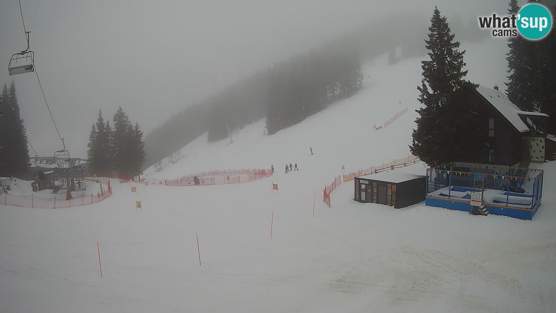 GOLTE Ski resort live webcam – view to Medvedjak – Slovenia