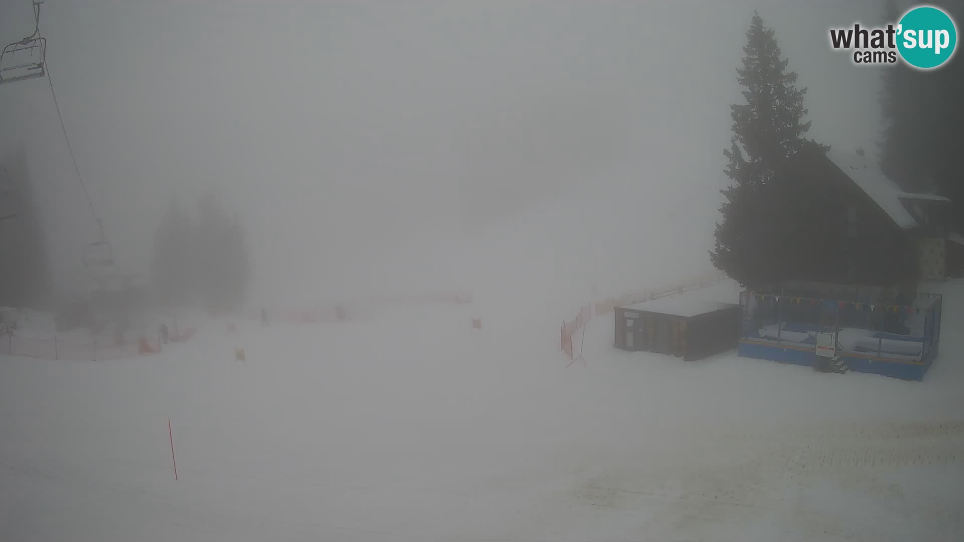Cámara web en vivo de la estación de esquí GOLTE – vista a Medvedjak – Eslovenia